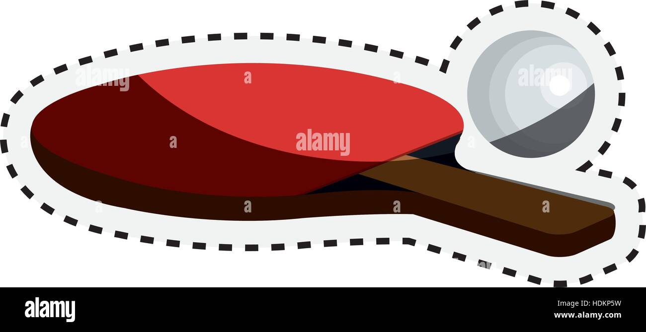 ping pong rackets icon vector illustration design Stock Vector Image ...