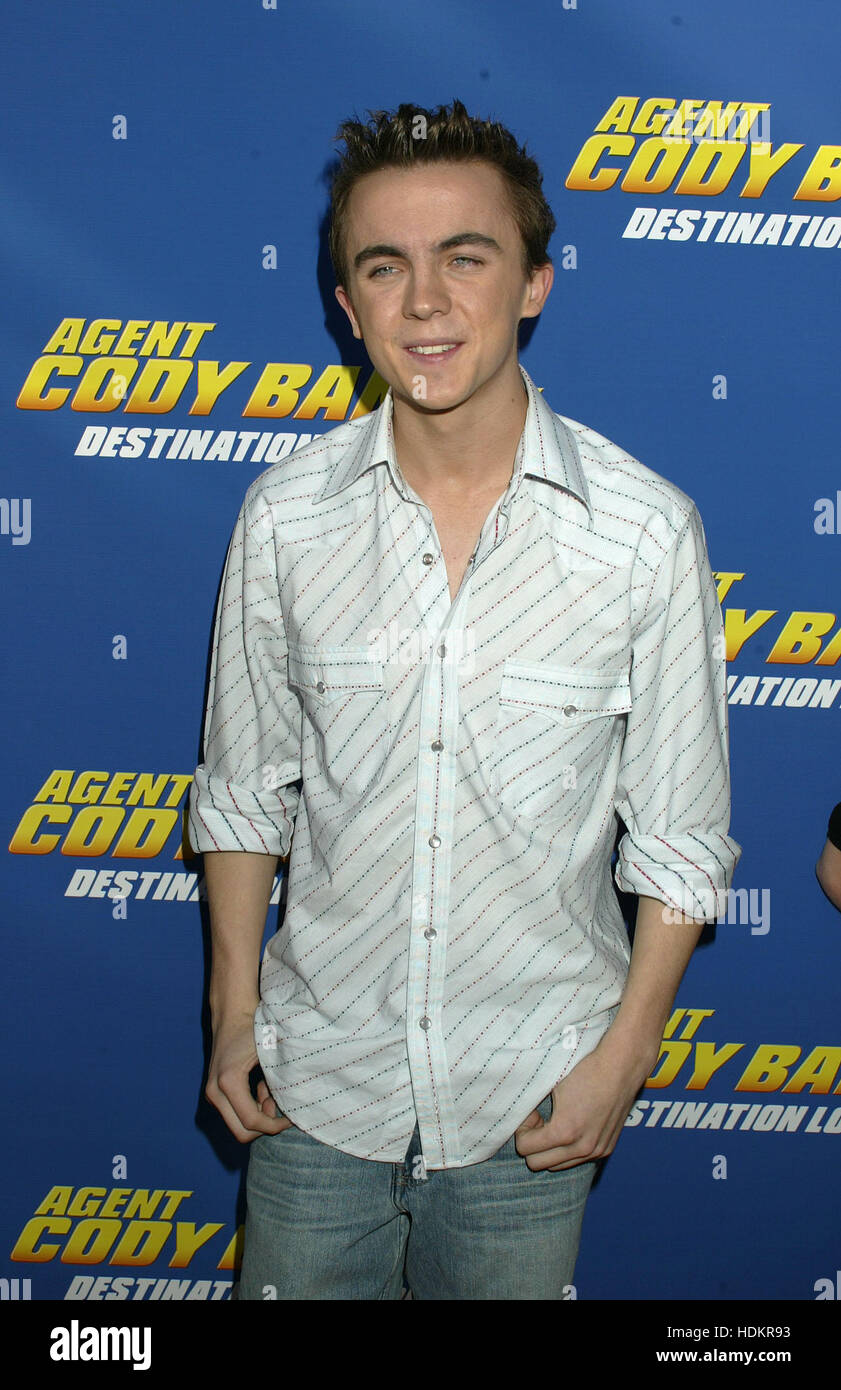 Cast member Frankie Muniz at the premiere of 'Agent Cody Banks 2:  Destination London' in the Westwood section of Los Angeles, California. on  Saturday 06 March 2004. The MGM Pictures film opens