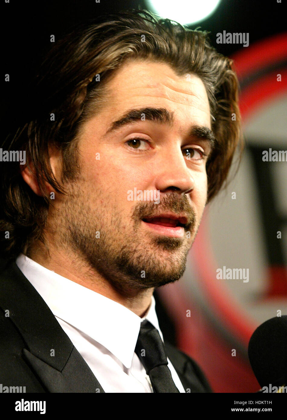 Colin Farrell at the premiere of the film, 'Alexander'' at Grauman's Chinese Theatre on November 16, 2004 in Los Angeles. Photo credit: Francis Specker Stock Photo