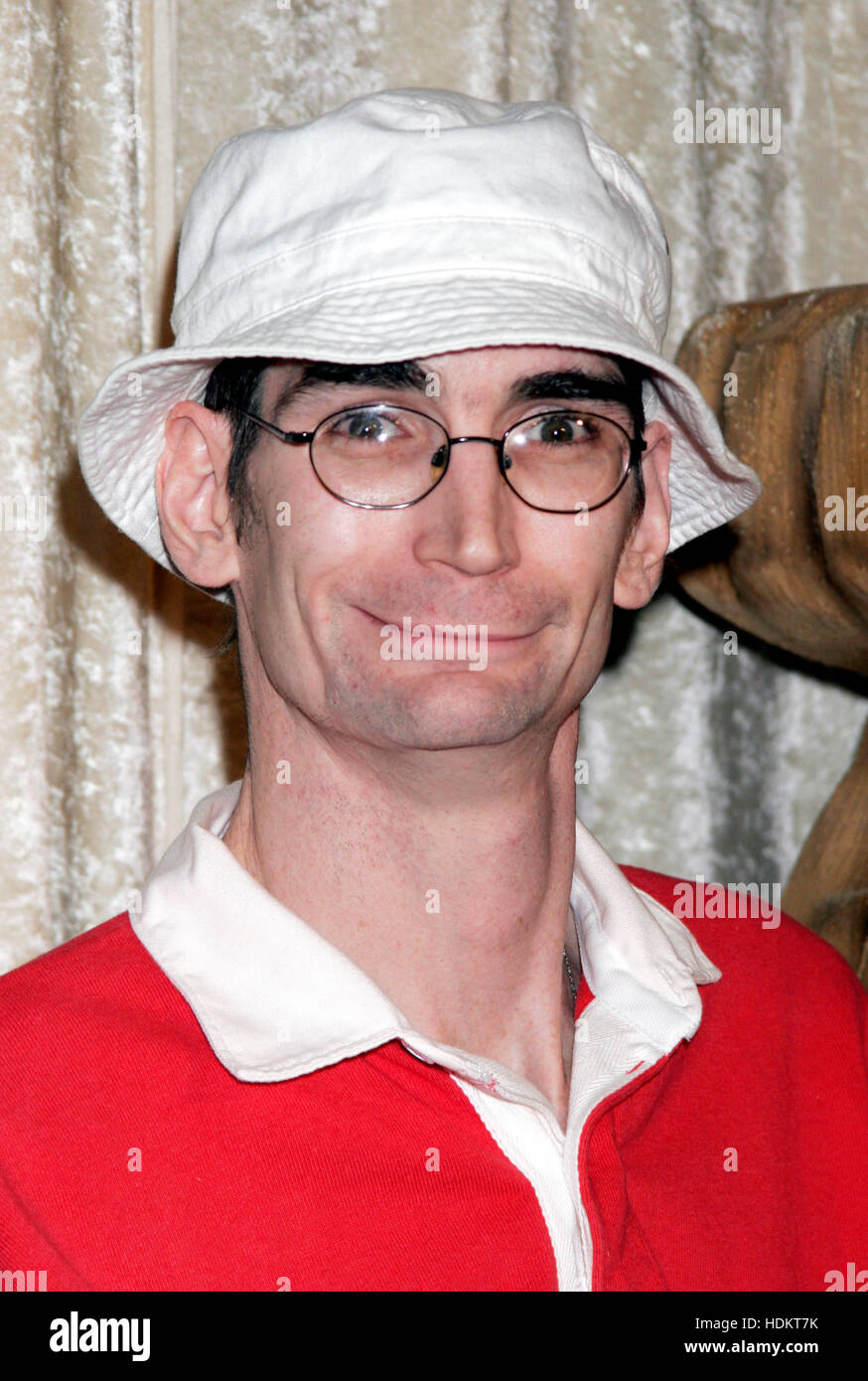 Mark Groesbeck, who plays the role of 'Gilligan', at the cast party of a new reality series, 'The Real Gilligan's Island' at the Pearl night club  in Los Angeles,  November 30, 2004. Photo by Francis Specker Stock Photo
