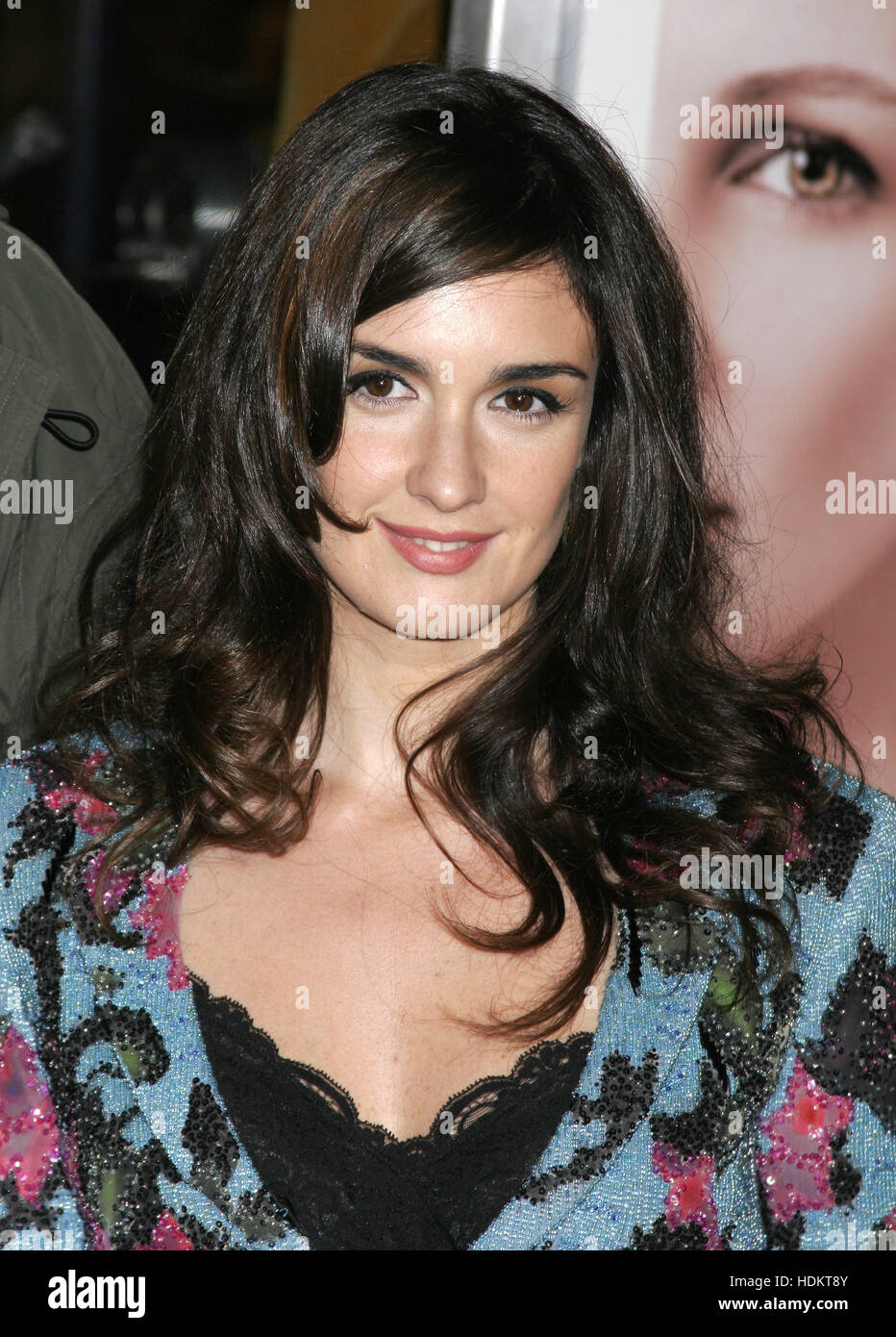 Spanish actress Paz Vega at the premiere of the film, 'Closer' at Mann Village theatre on November 22, 2004 in Los Angeles. Photo credit: Francis Specker Stock Photo