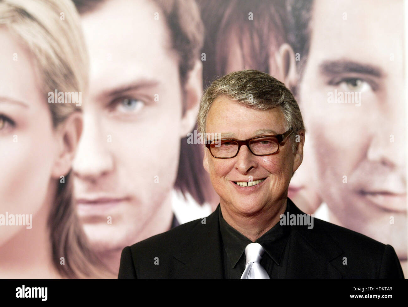 Director Mike Nichols at the premiere of the film, 'Closer' at Mann