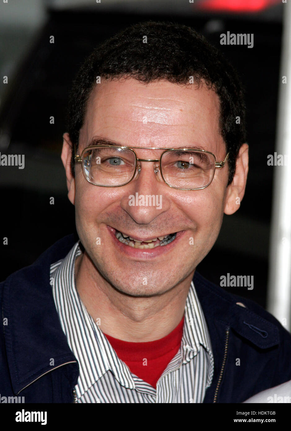 Actor  and cast member Eddie Deezen at the November 7, 2004 Los Angeles  premiere of the new animated film 'Polar Express'.The film, starring Tom Hanks, is  based on the children's book of the same name and directed by Robert Zemeckis, opens in the United States November 10. Photo by Francis Specker Stock Photo