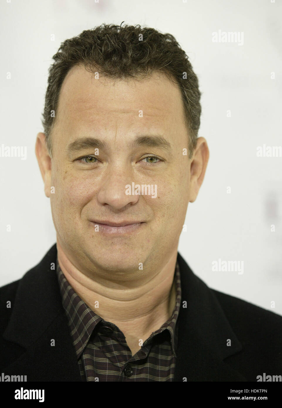 Tom Hanks at the premiere for 'Polar Express' on November 7, 2004 in Los Angeles, California. Photo credit: Francis Specker Stock Photo