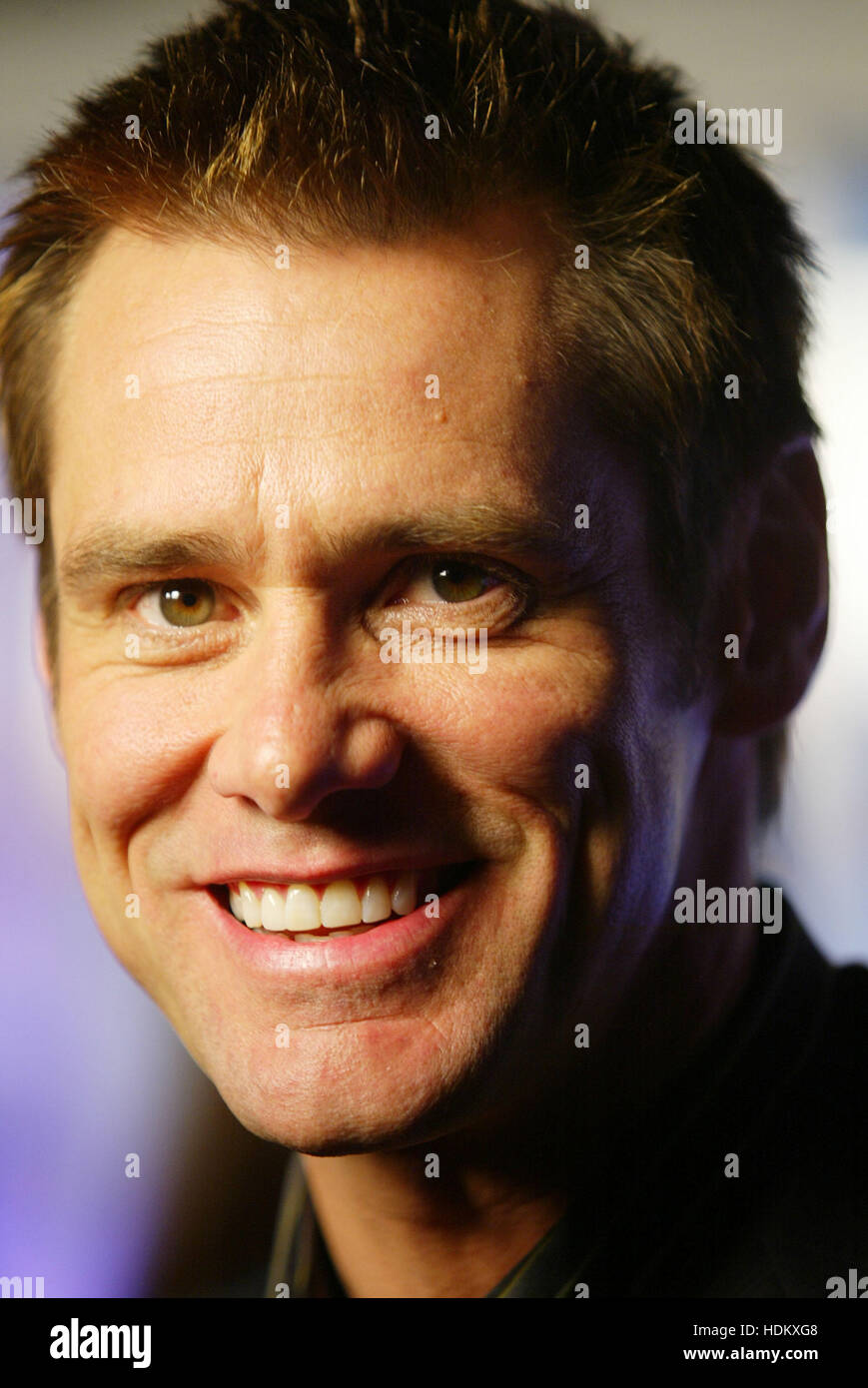 Actor Jim Carrey at the DVD launch party for the film, 'Eternal Sunshine of the Spotless Mind ' on September 23, 2004, in Los Angeles, California. Photo credit: Francis Specker Stock Photo