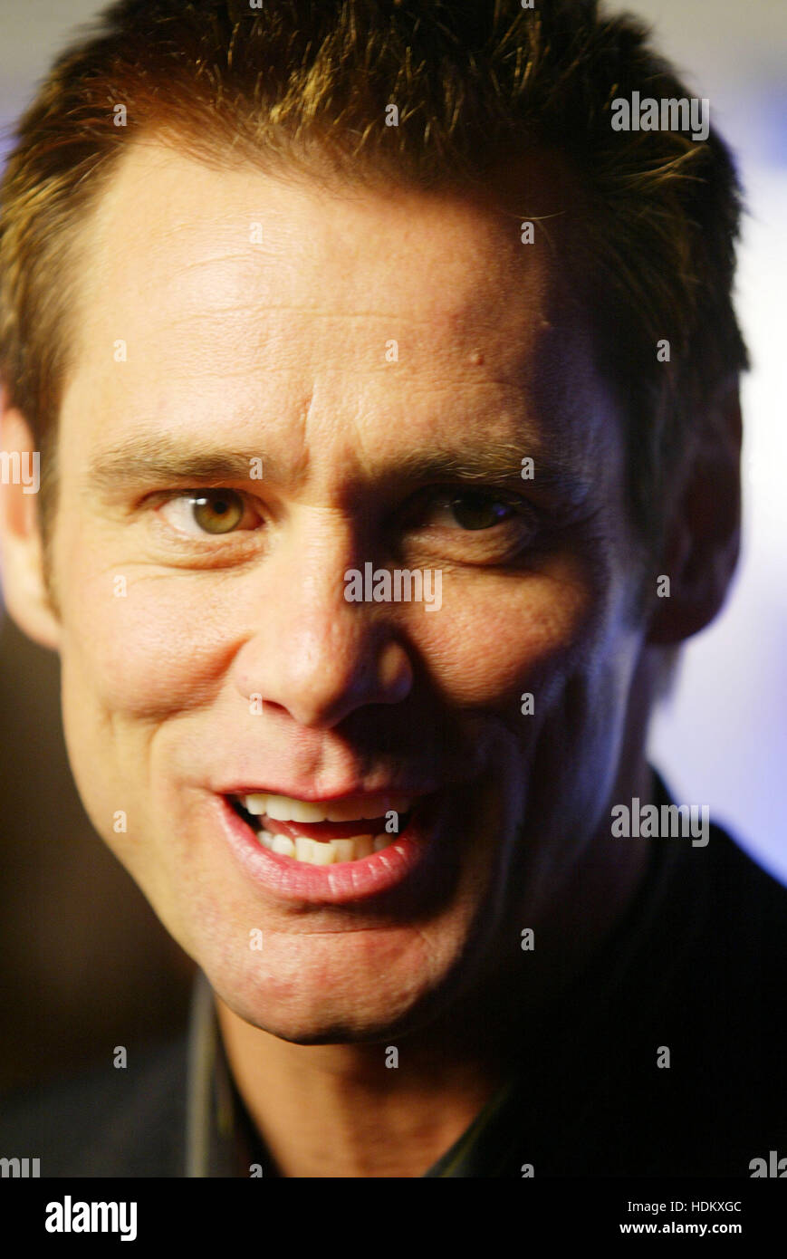 Actor Jim Carrey at the DVD launch party for the film, 'Eternal Sunshine of the Spotless Mind ' on September 23, 2004, in Los Angeles, California. Photo credit: Francis Specker Stock Photo