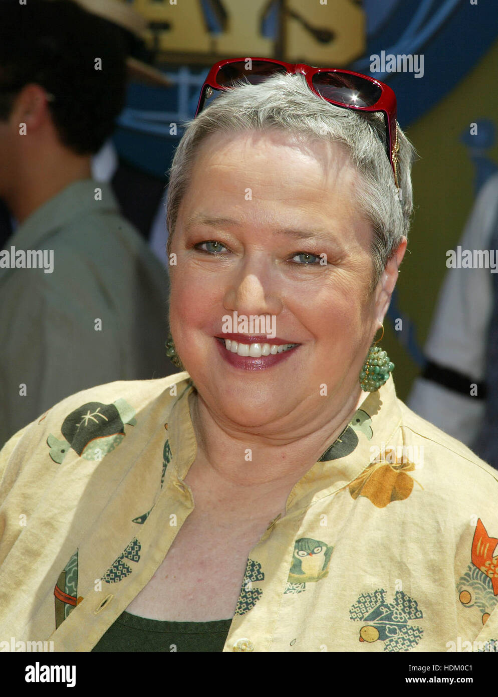 Actress Kathy Bates at the premiere for the Disney film, ' Around the World in 80 Days' at the El Capitan Theatre in Hollywood,  California on June 13, 2004.  Photo credit: Francis Specker Stock Photo