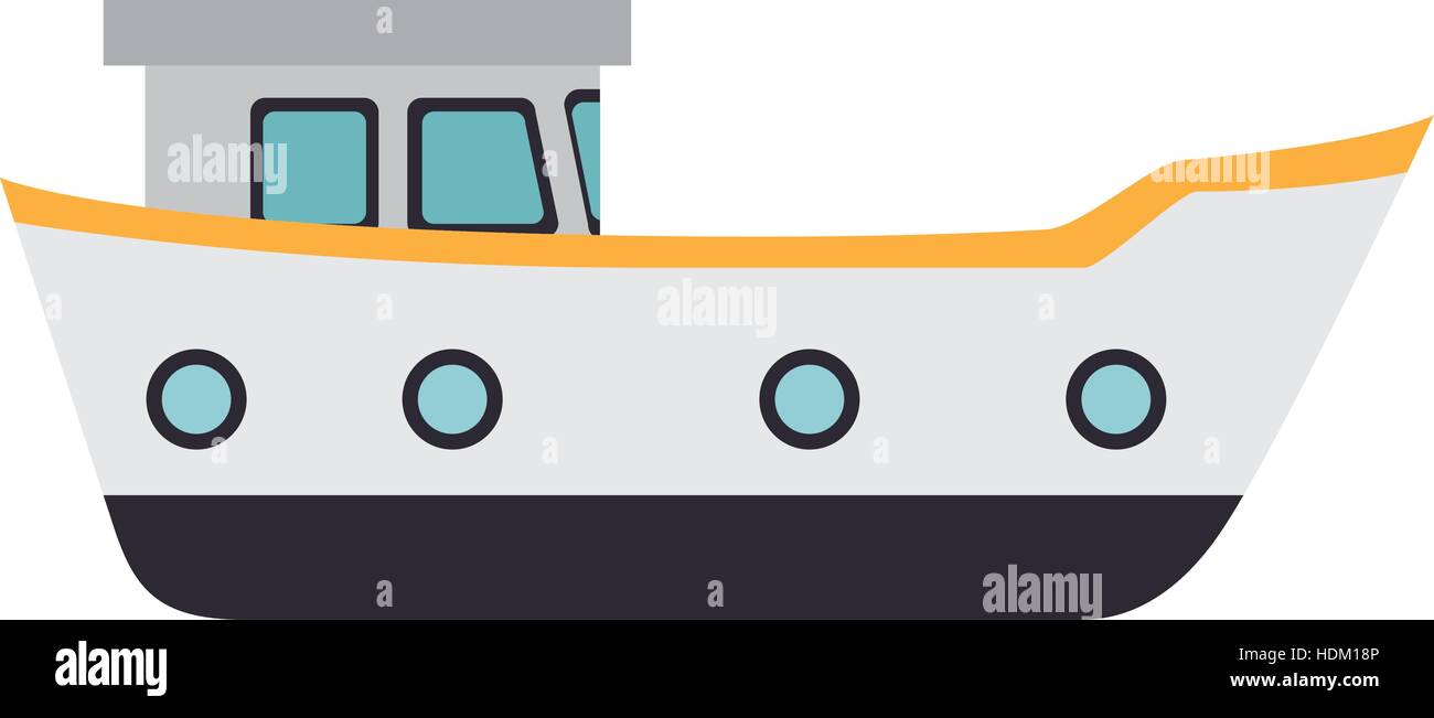 cargo ship isolated icon vector illustration design Stock Vector Image ...