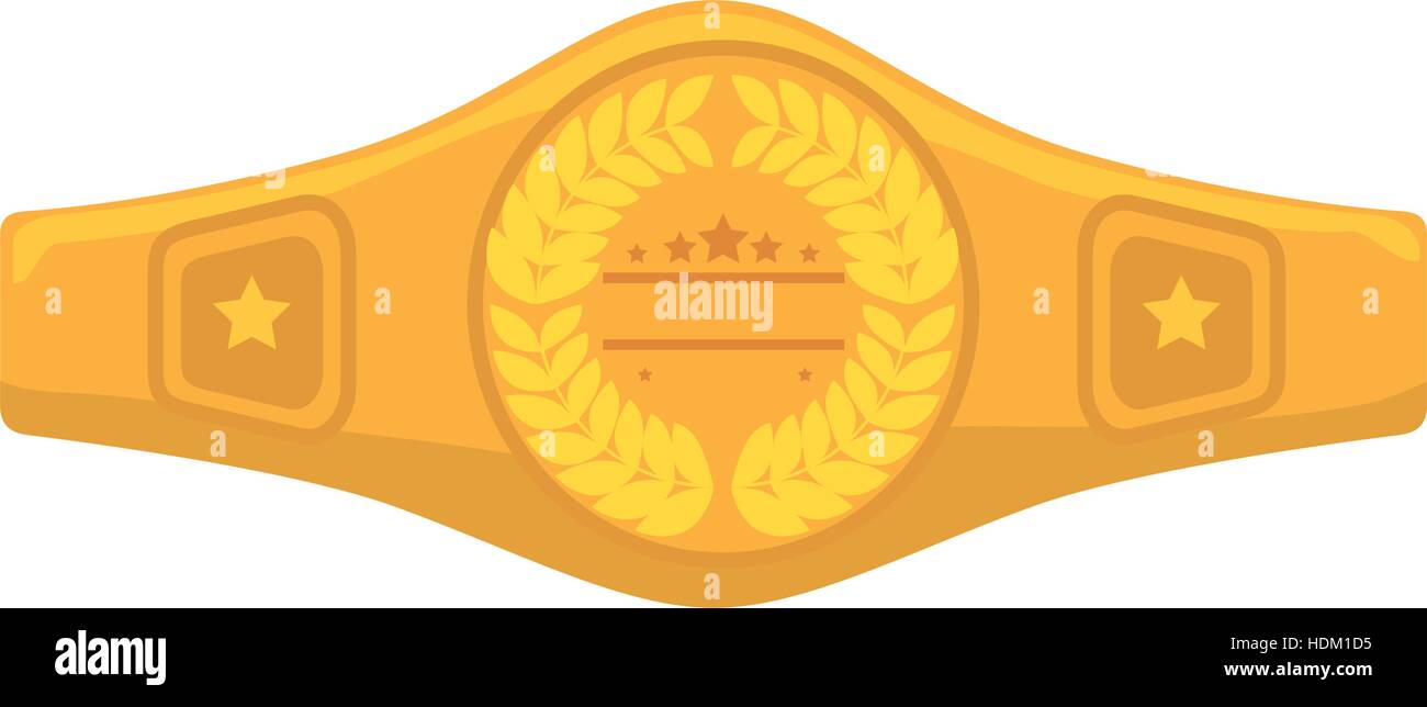 boxing belt isolated icon vector illustration design Stock Vector Image