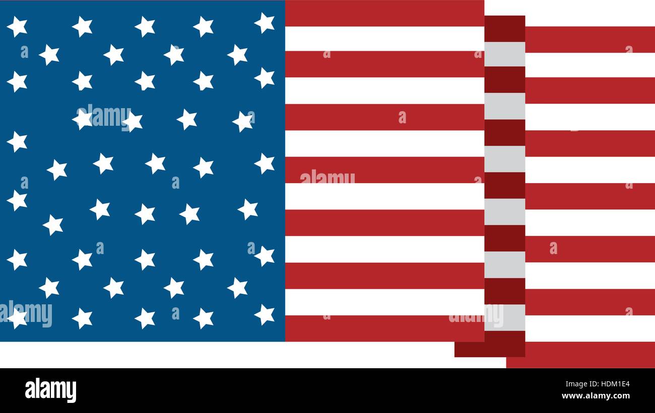 united states of america flag vector illustration design Stock Vector ...