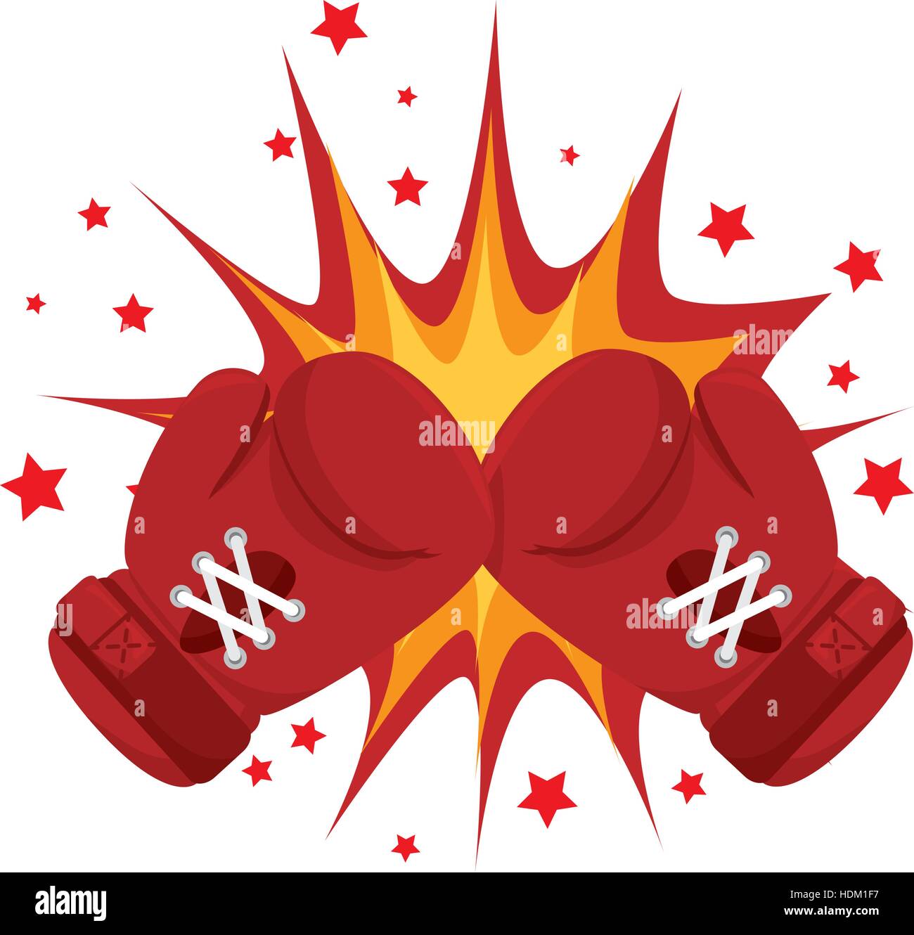 boxing gloves equipment icon vector illustration design Stock Vector ...