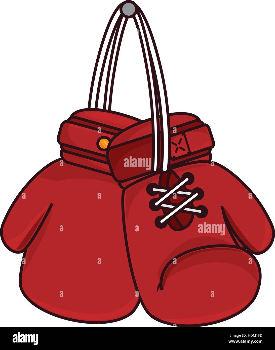 boxing gloves equipment icon vector illustration design Stock Vector ...