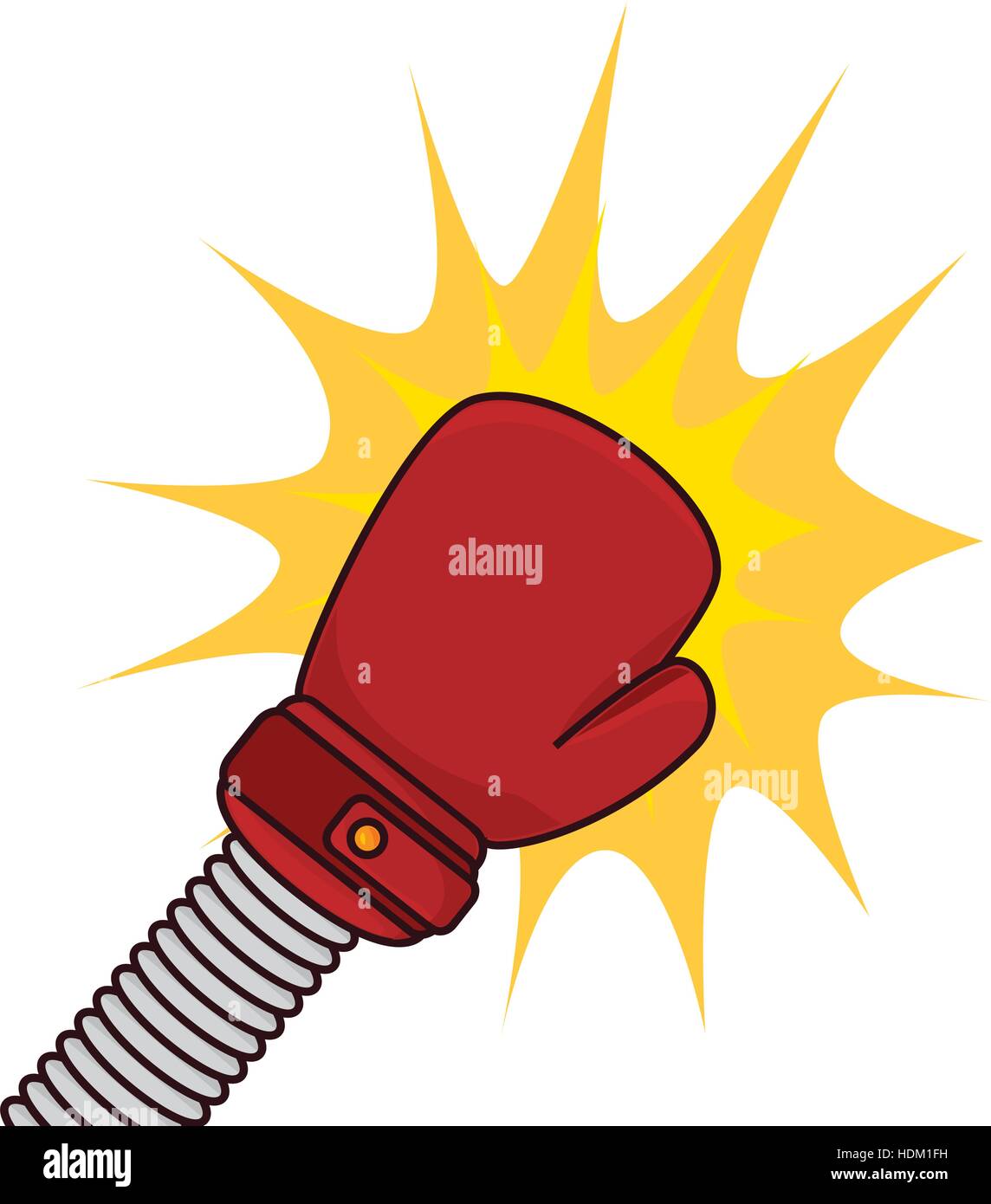 boxing gloves equipment icon vector illustration design Stock Vector ...