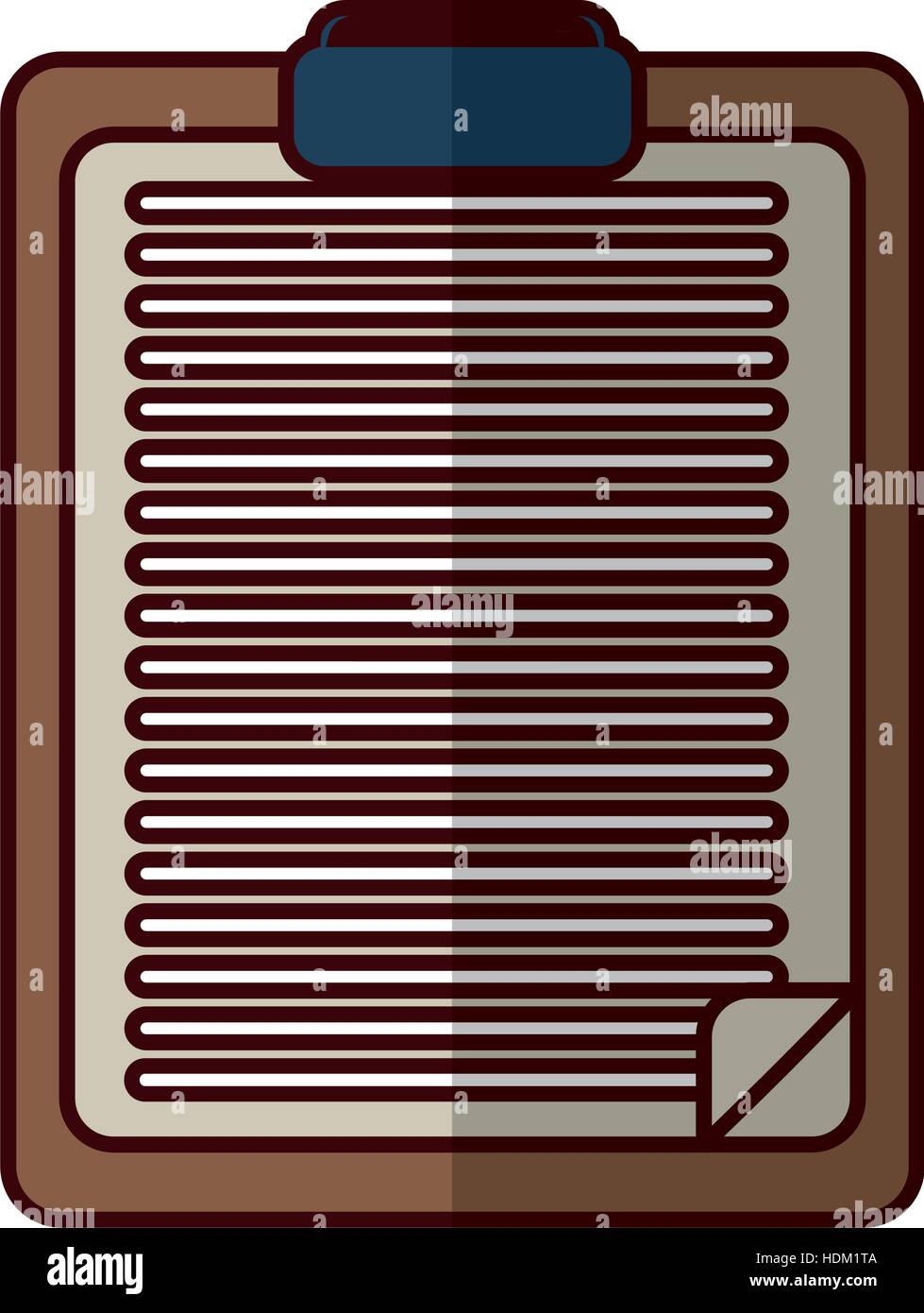 clipboard with sheet icon image vector illustration design Stock Vector ...