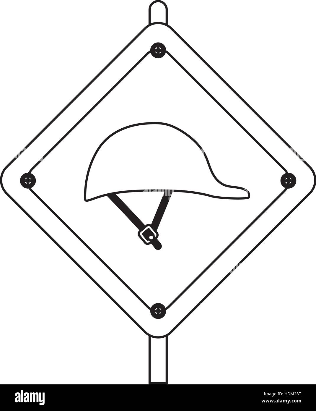 Construction road sign Stock Vector Image & Art - Alamy