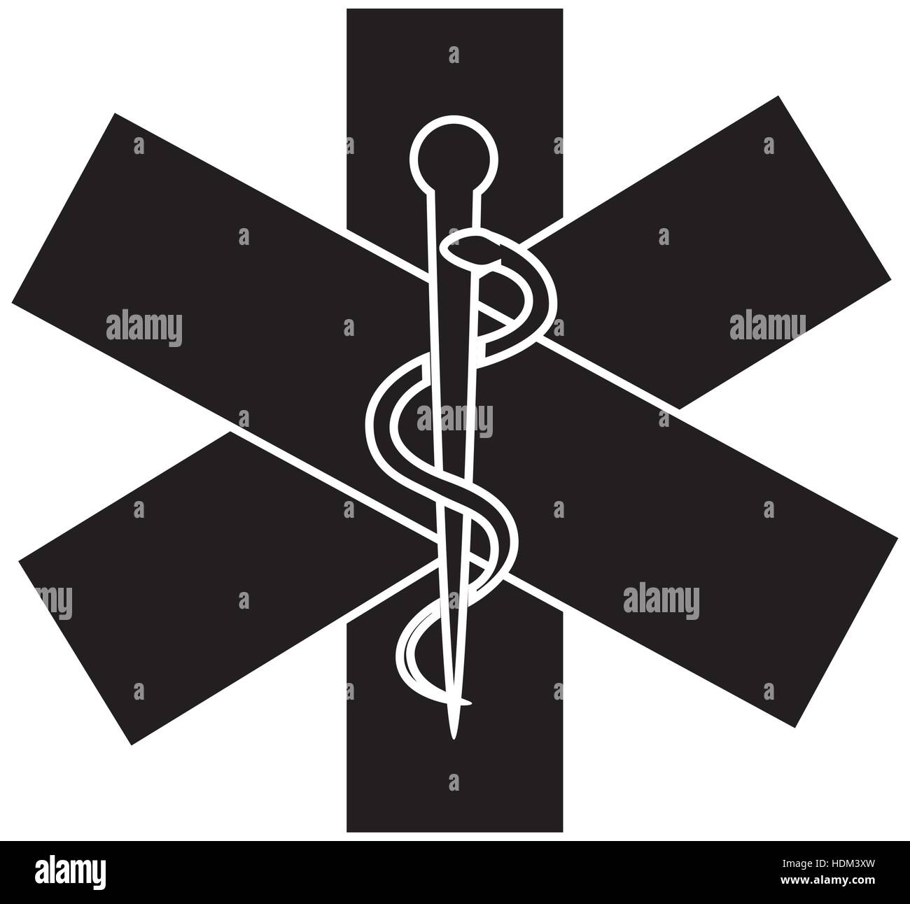 caduceus sign isolated icon vector illustration design Stock Vector ...