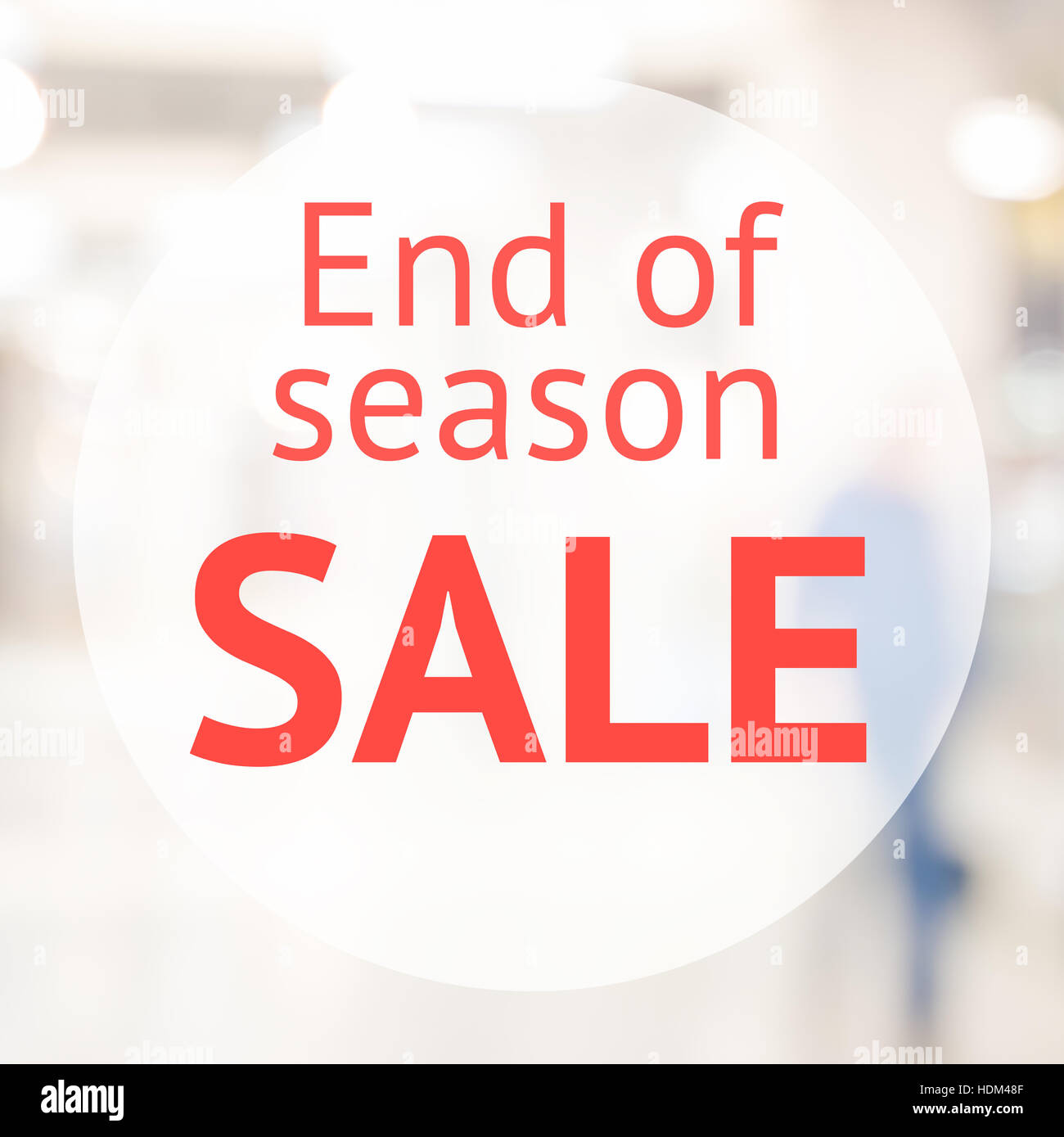 End of season sale sign Stock Photo - Alamy