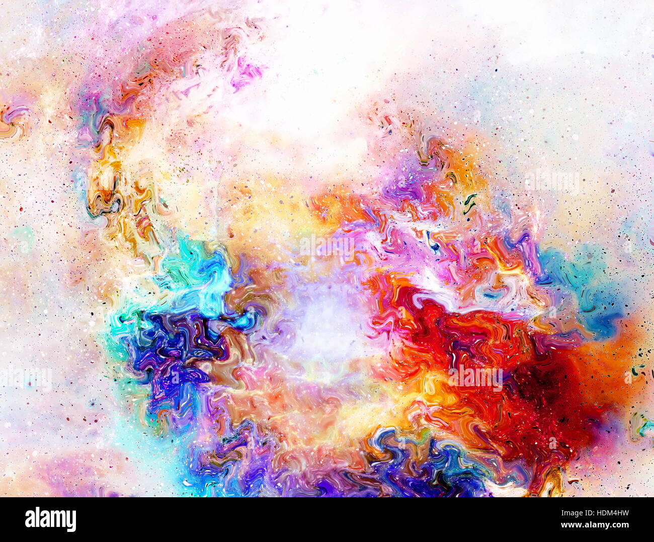 Cosmic space and stars, color cosmic abstract background. Fire effect ...