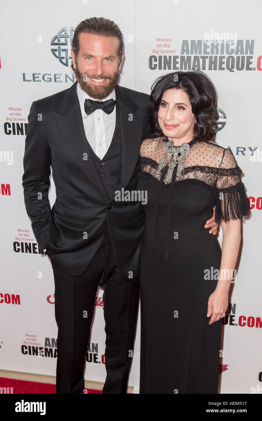 30th annual American Cinematheque Awards Gala at The Beverly Hilton Hotel - Arrivals  Featuring: Bradley Cooper, Sue Kroll Where: Beverly Hills, California, United States When: 14 Oct 2016 Stock Photo