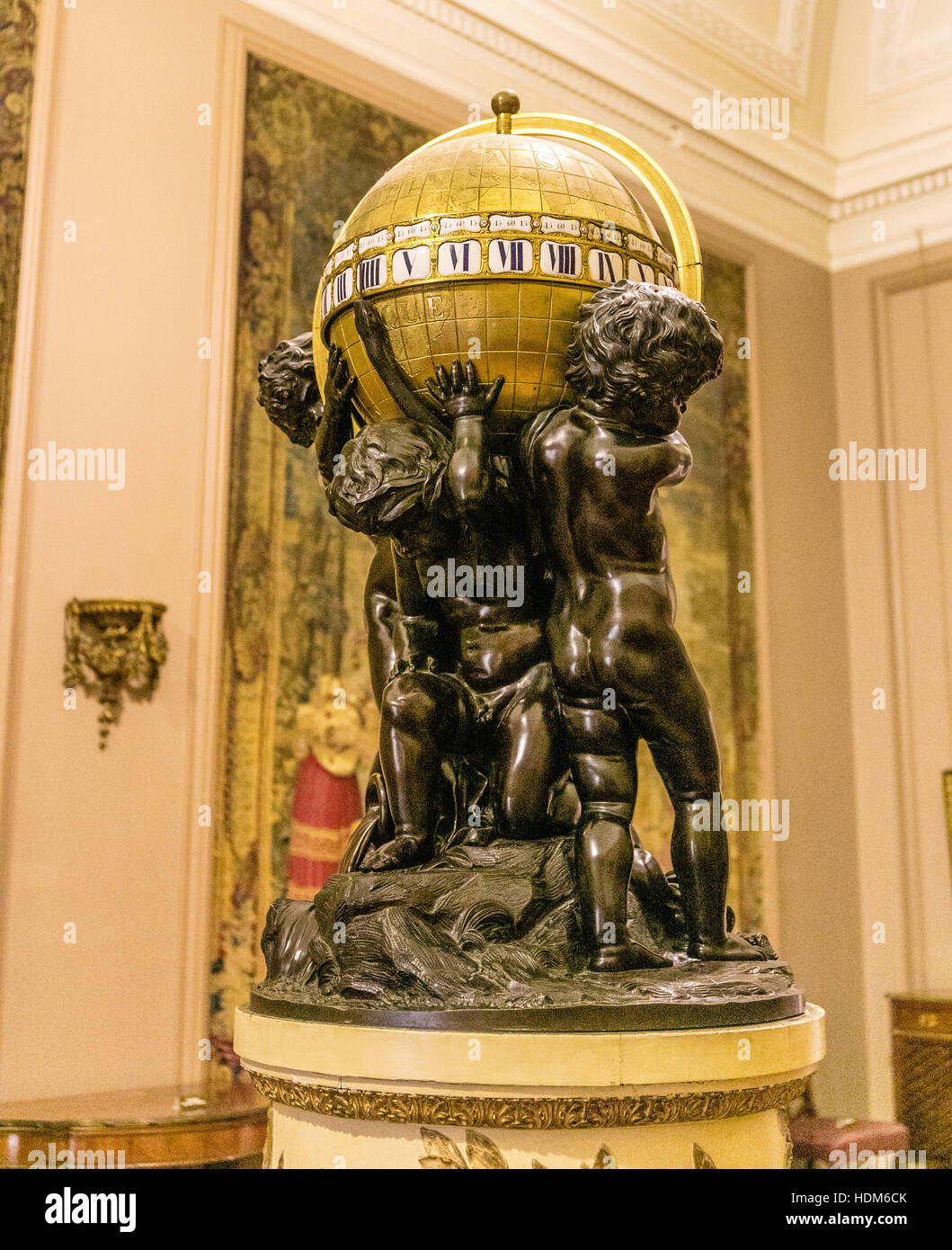 Statue, Port Sunlight Museum, Wirral, Merseyside. England Stock Photo