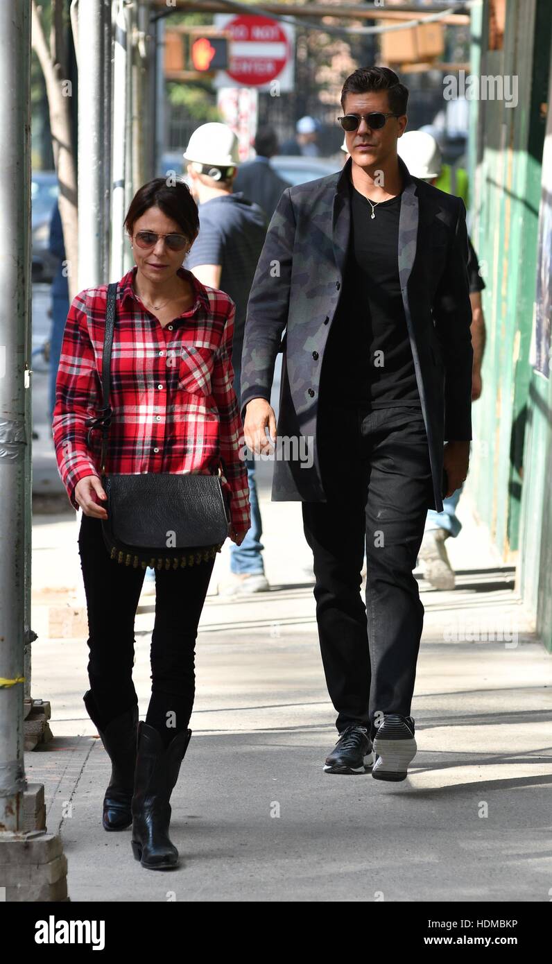 Bethenny Frankel and Fredrik Eklund out house hunting in New York