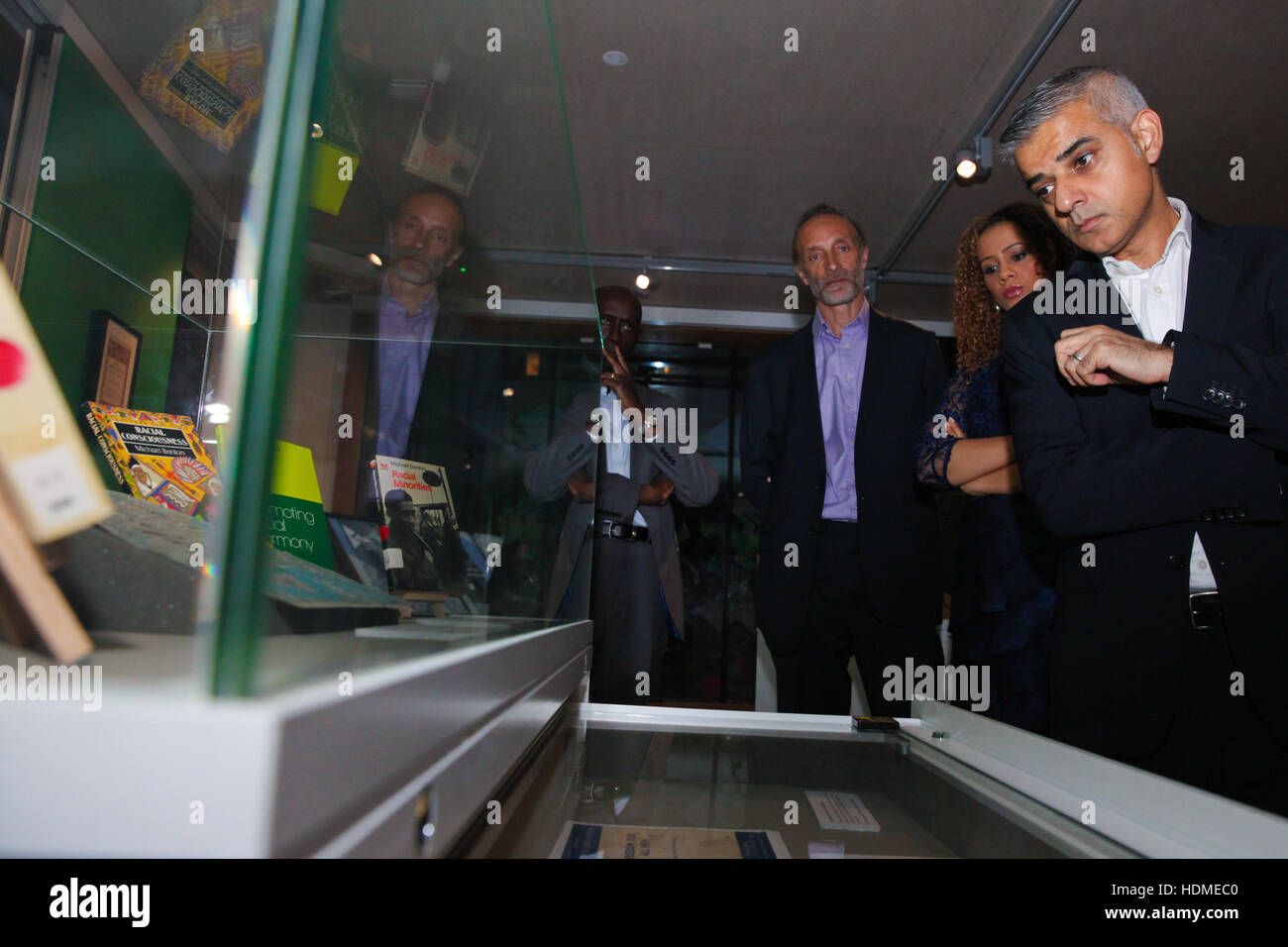 Mayor of London Sadiq Khan visiting the Black Cultural Archives (BCA) in Brixton, London, to see the 'Rights of Passage: A Century of People Power' exhibition during Black History Month.  Featuring: Sadiq Khan Where: London, United Kingdom When: 17 Oct 20 Stock Photo