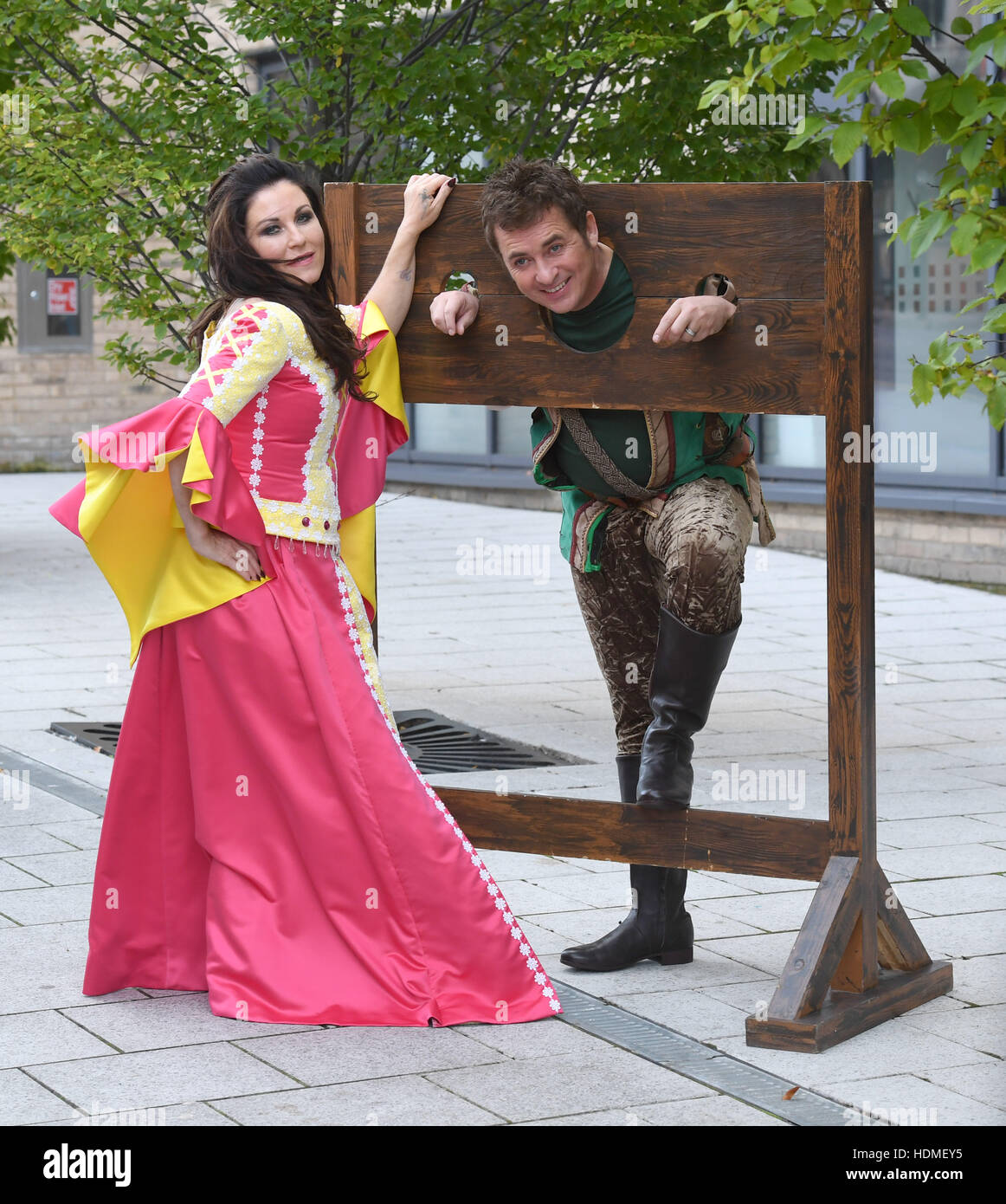 Robin Hood Panto starring Shane Richie and Jessie Wallace at the Mayflower Theatre in  Southampton, Hampshire this Christmas, in the South Coast’s biggest family pantomime between Saturday 17 December 2016 – Sunday 8 January 2017.   Having established the Stock Photo