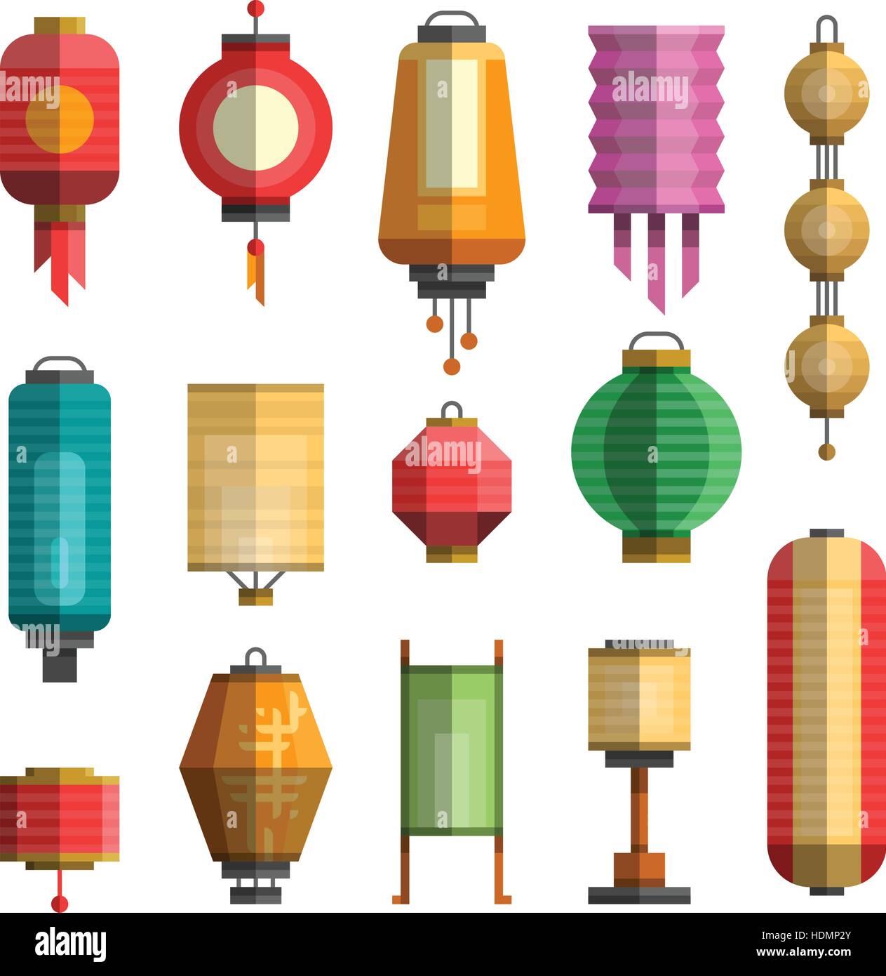 modern paper lanterns