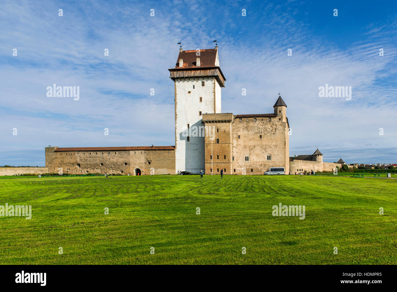 Hermann Castle, fortress, Narva, Estonia Stock Photo