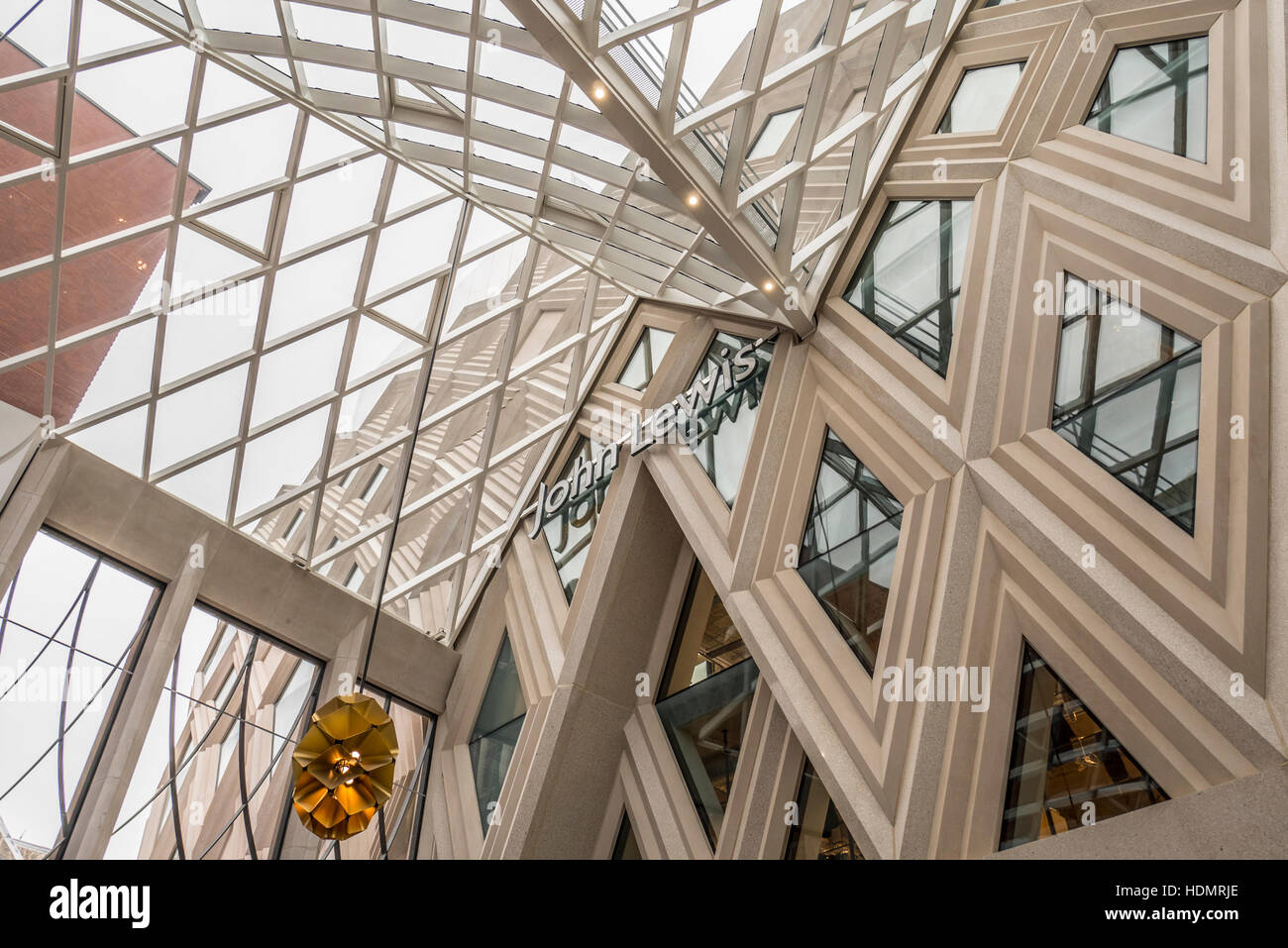 The John Lewis department store at the new Victoria Gate shopping
