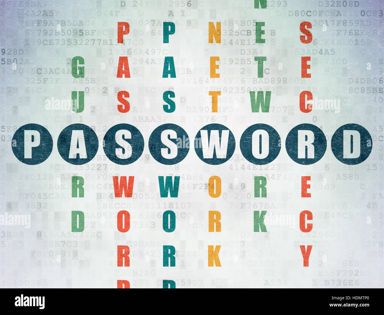 Protection concept: Password in Crossword Puzzle Stock Photo Alamy Protection concept: Password in Crossword Puzzle Stock Photo Alamy
