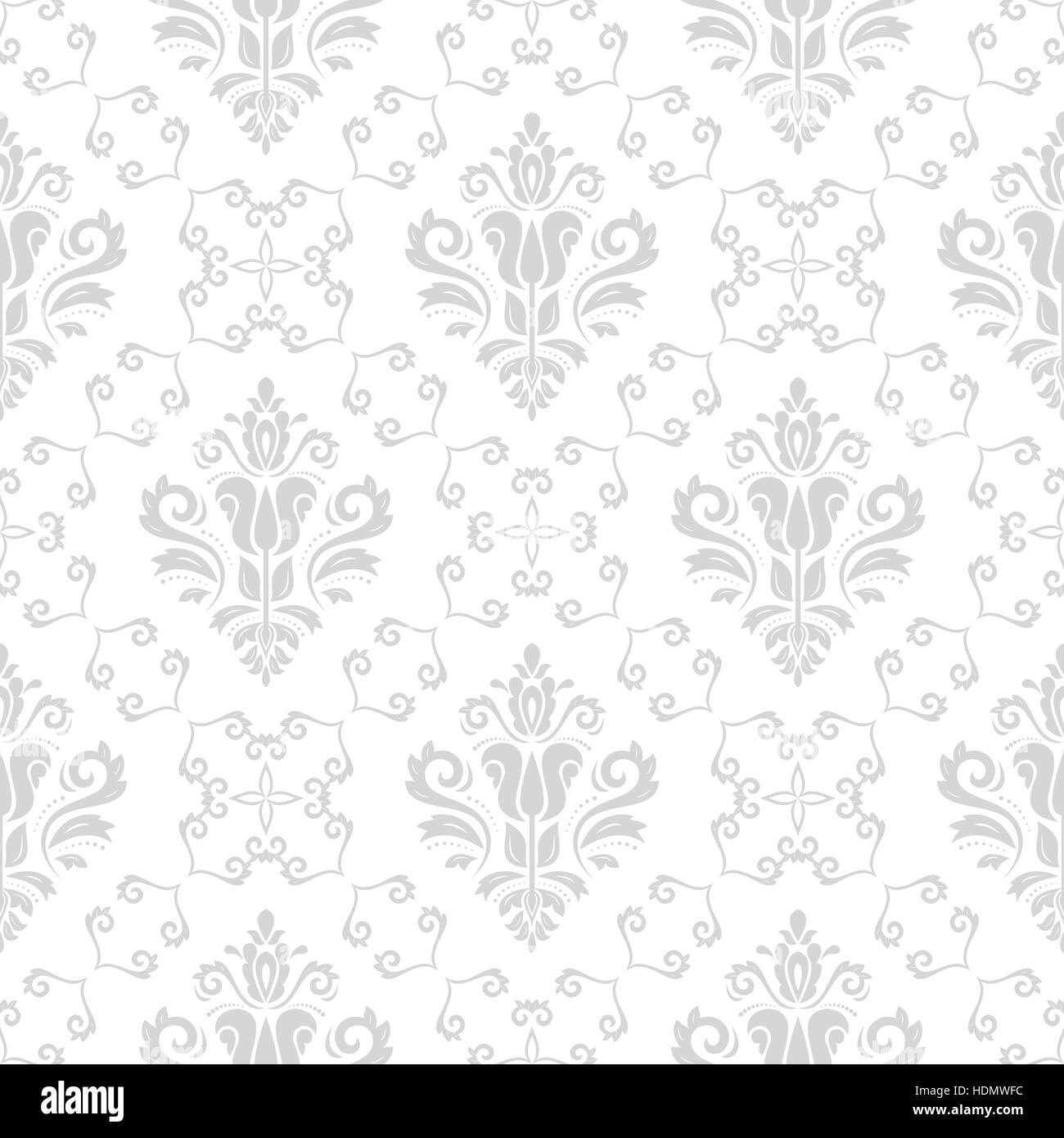 Seamless Damask Vector Background Stock Vector Image & Art Alamy