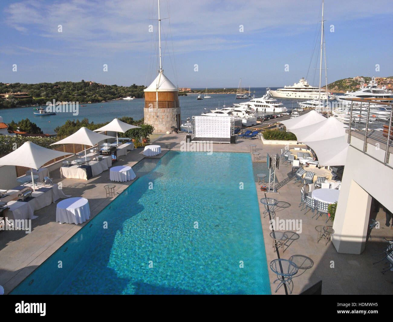 Porto Cervo, Sardinia. Yacht Club Costa Smeralda Stock Photo - Alamy