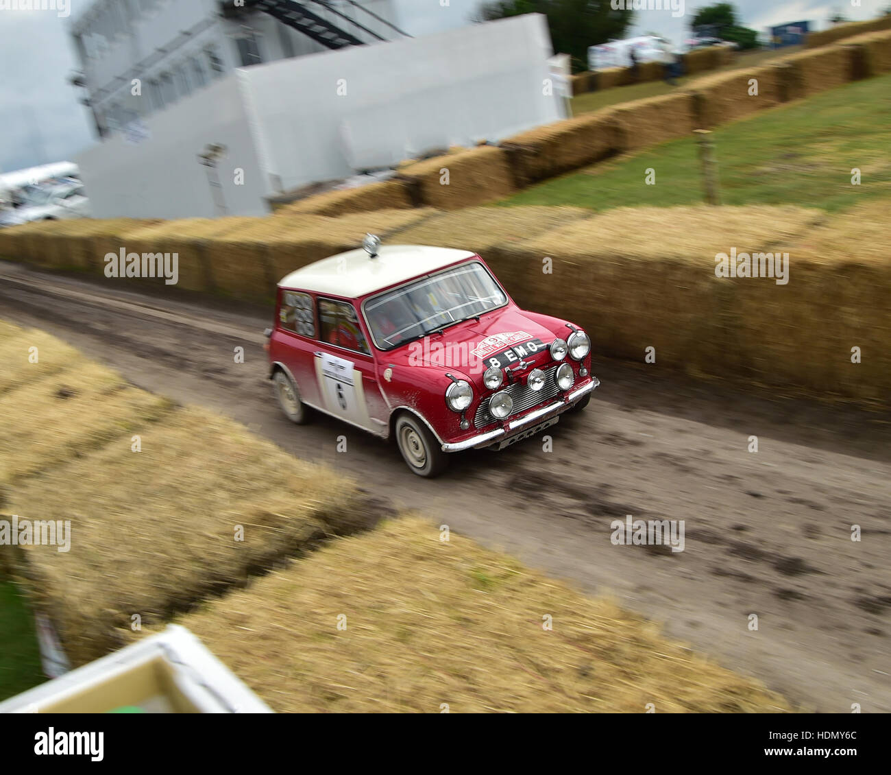 Martin James, Peter Smith, Morris Mini Cooper S, Goodwood Festival of Speed, 2016. automobiles, cars, entertainment, Festival of Speed, Forest rally s Stock Photo