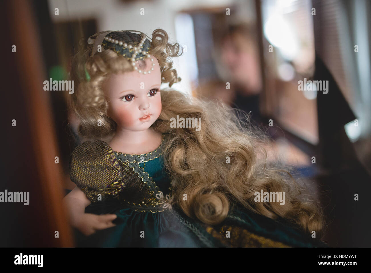 porcelain doll cabinet