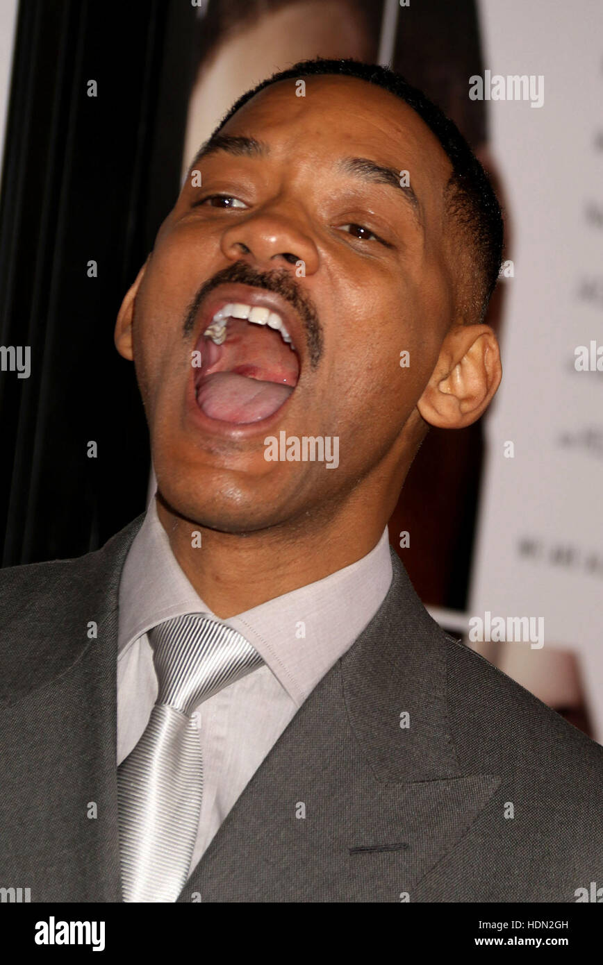New York, USA. 12th Dec, 2016. Actor WILL SMITH attends the New York World Premiere of 'Collateral Beauty' held at the Jazz At Lincoln Center's Frederick P. Rose Hall. Credit:  Nancy Kaszerman/ZUMA Wire/Alamy Live News Stock Photo