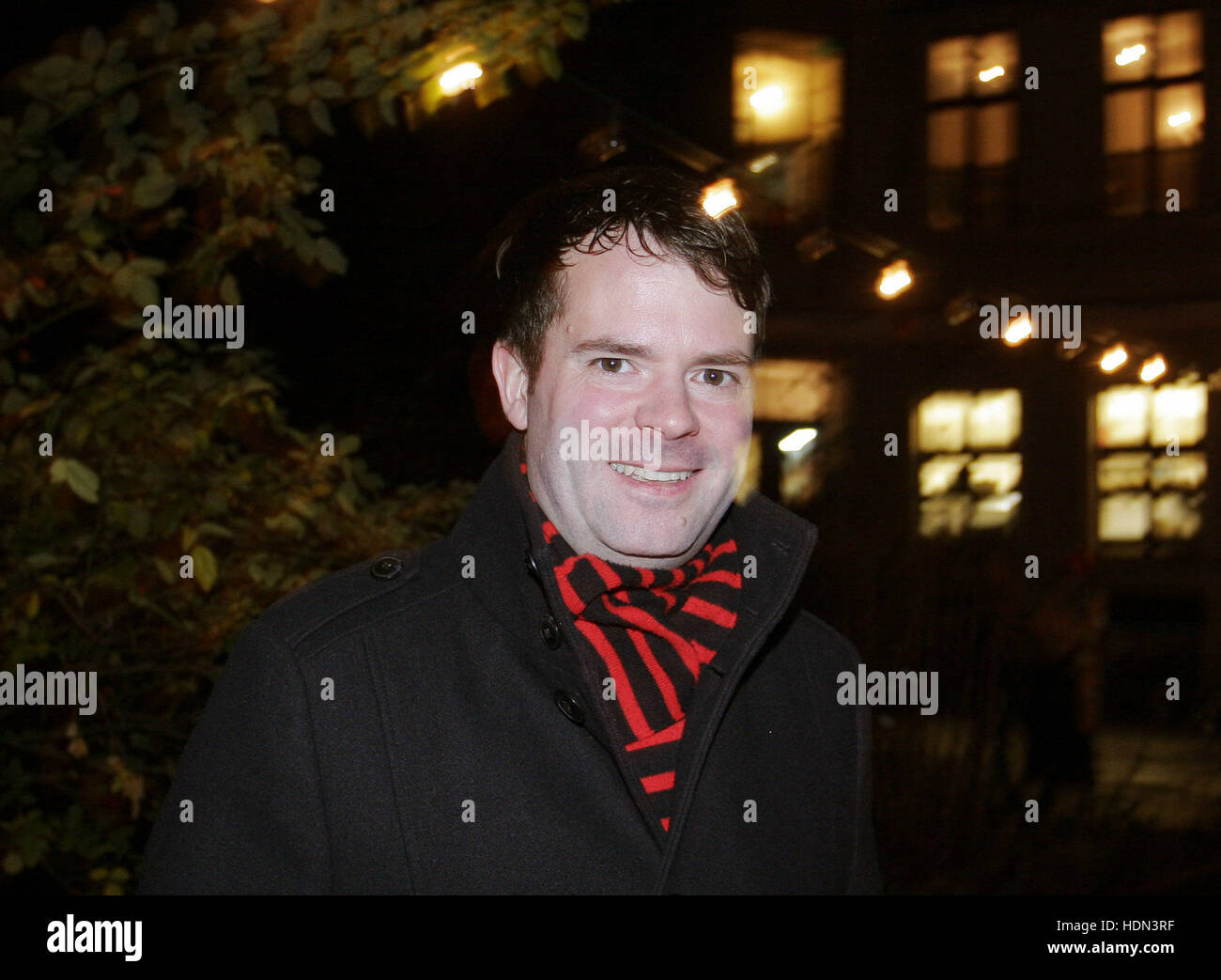 Berlin, Germany. 11th Dec, 2016. Berlin state secretary Bjoern Böhning (SPD) arrives for the wrap party for the TV series Berlin Babylon at Claerchens Ballhaus in Berlin, Germany, 11 December 2016. - NO WIRE SERVICE - Photo: XAMAX/dpa/Alamy Live News Stock Photo