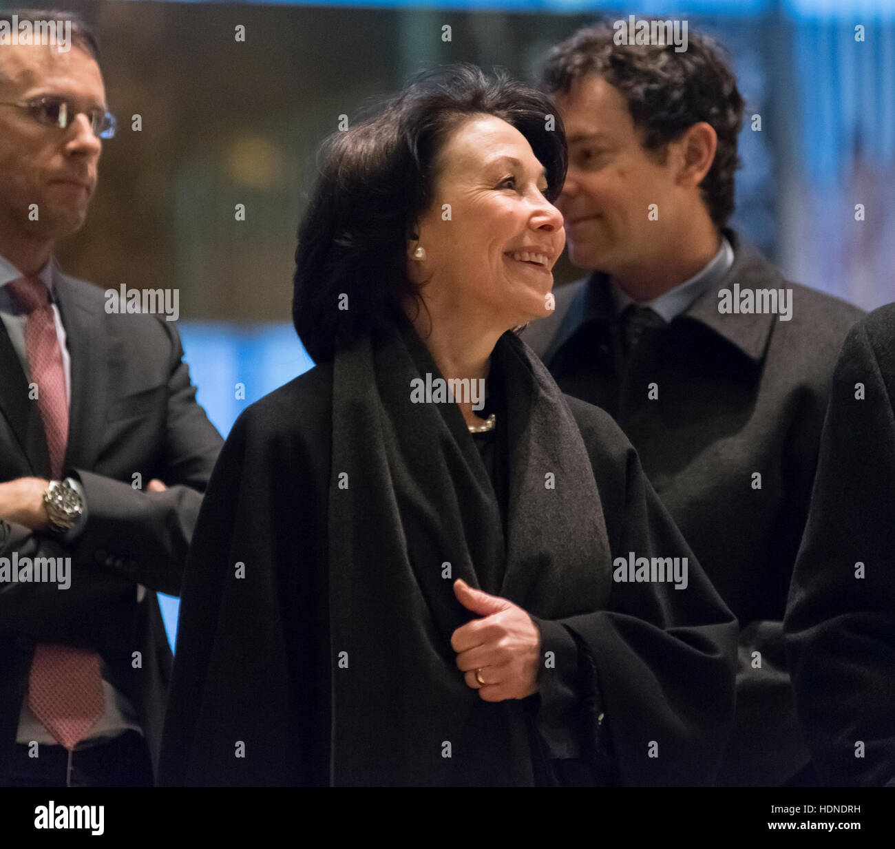 New York, USA. 14th December, 2016. Oracle CEO Safra Catz is seen in