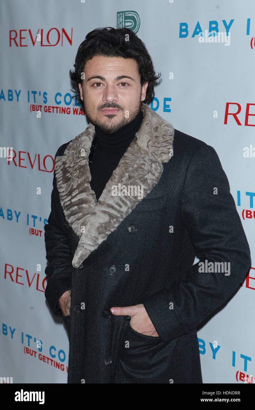New York, NY, USA. 14th Dec, 2016. Vittorio Grigolo at Baby It's Cold Outside: The 2016 Revlon Holiday Concert for The Rainforest Fund at Essex House on December 14, 2016 in New York City. Credit:  Diego Corredor/Media Punch/Alamy Live News Stock Photo