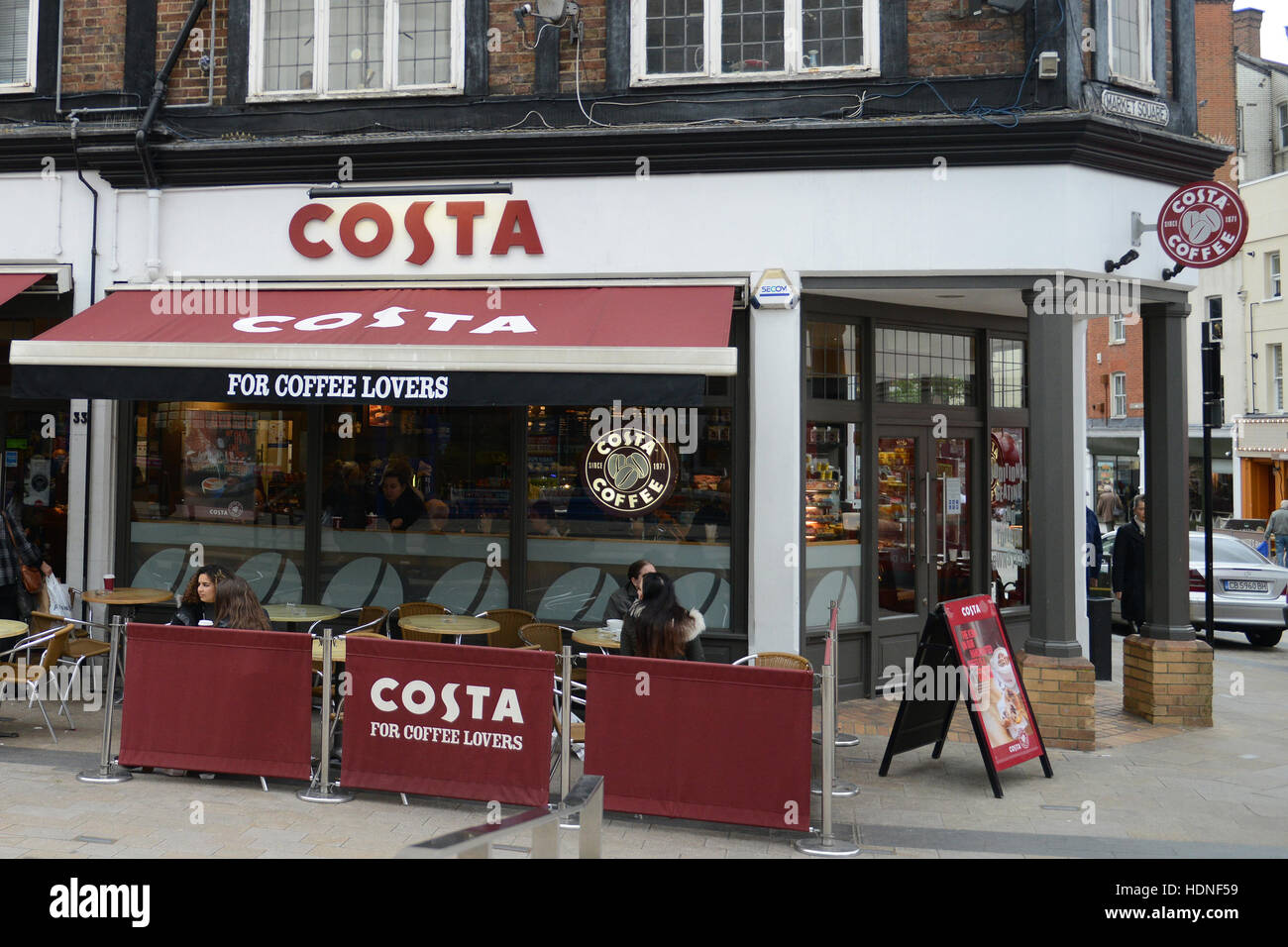Costa store front in Bromley, south London. Where London, United