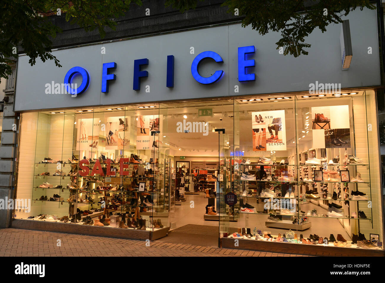 Office store front in Bromley, south London. Where: London, United ...