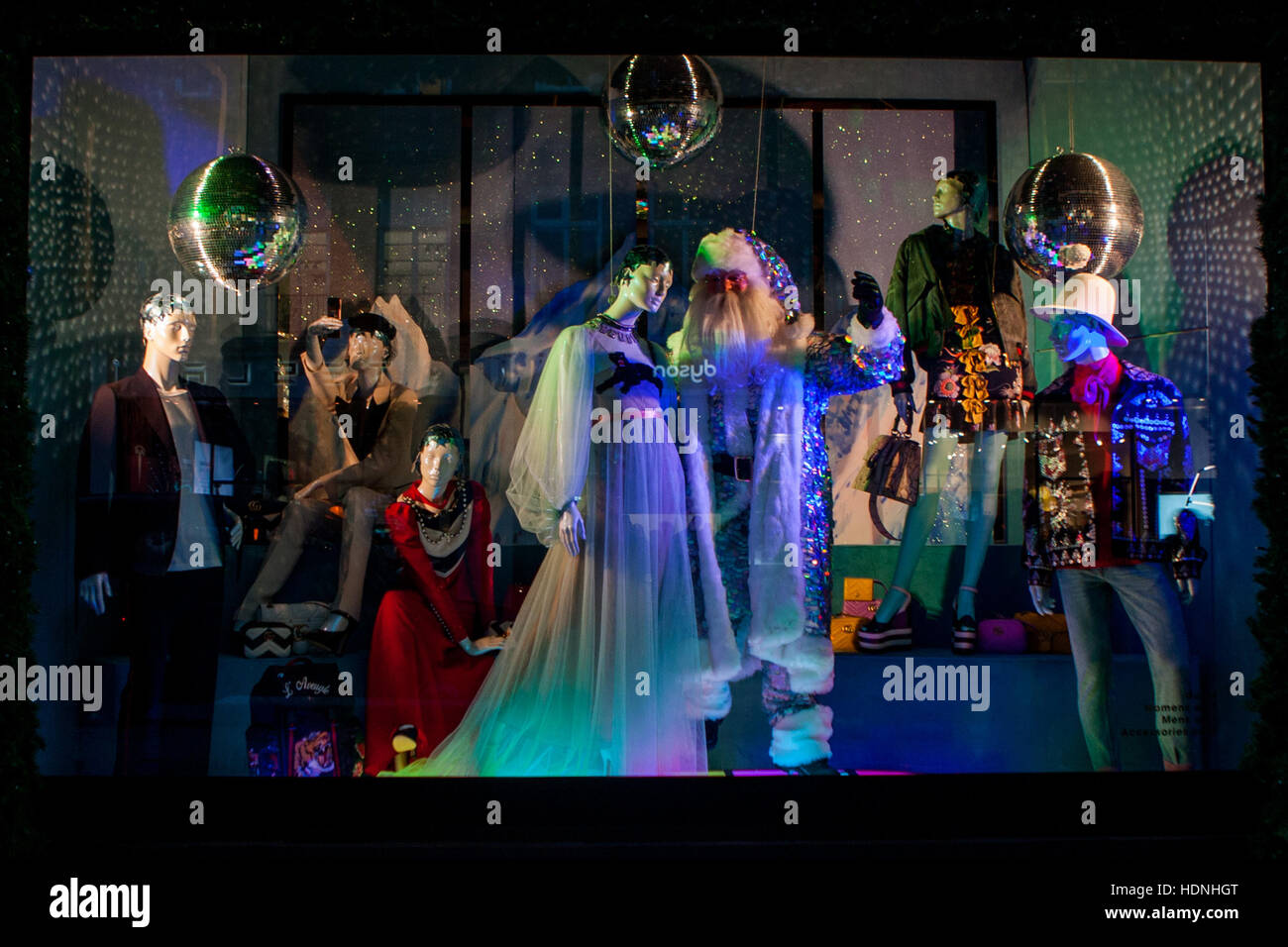 Selfridges unveil their Christmas window displays Featuring: Atmosphere