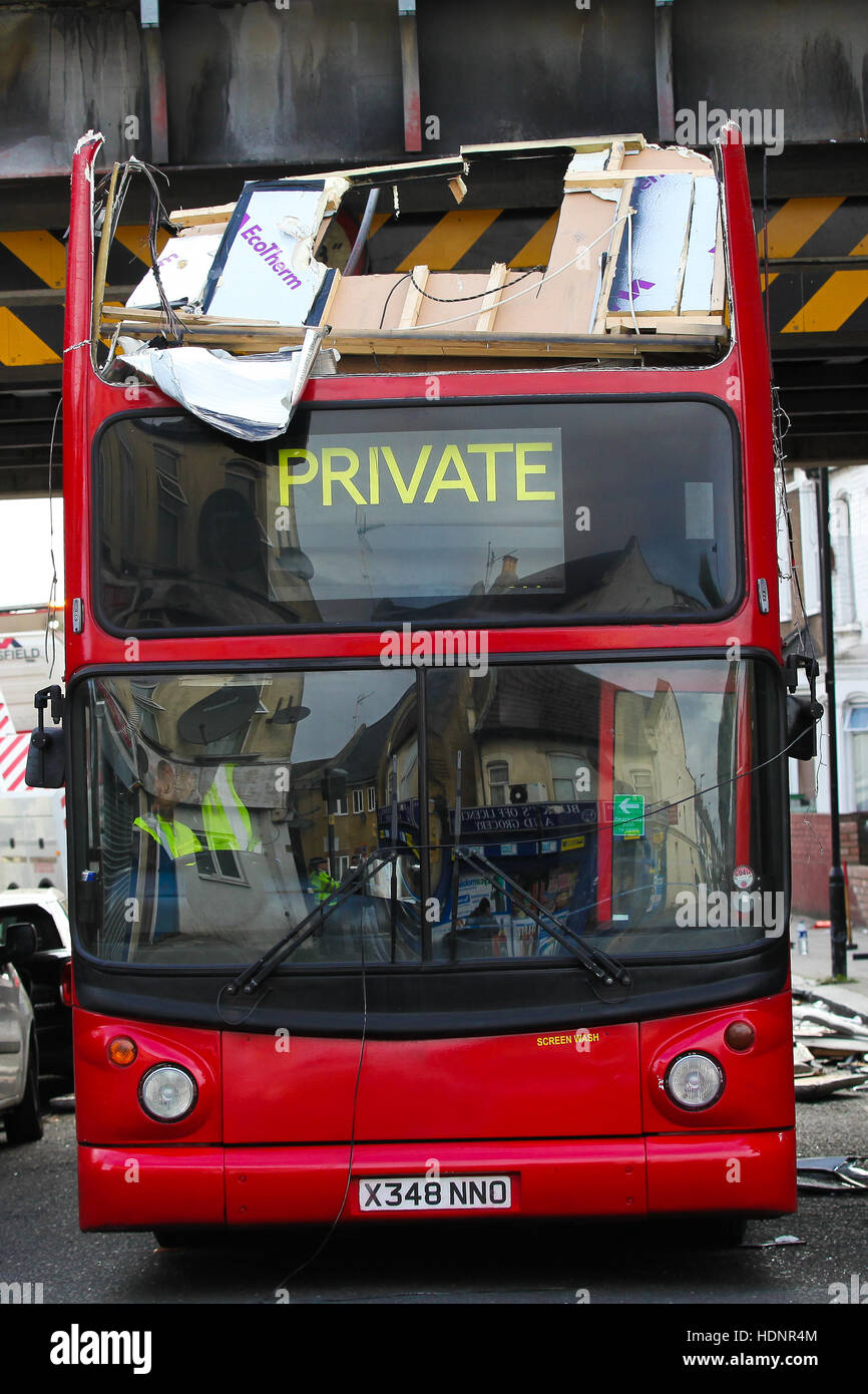 Five People Have Been Taken To Hospital And A Further 21 Were Injured After A Private Hire Double Decker Bus Had Its Roof Ripped Off After Hitting A Bridge On St Loys