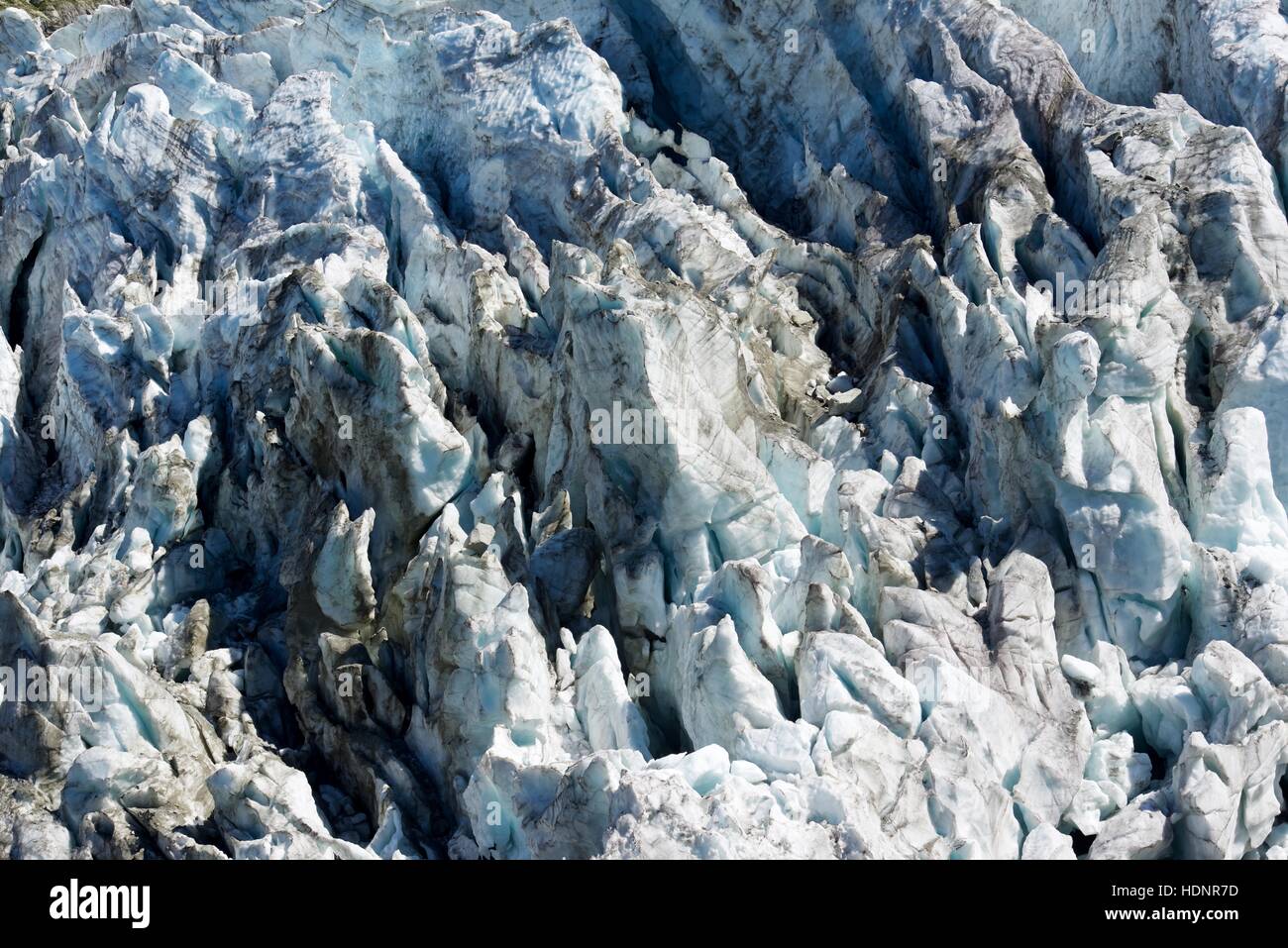 Argentiere Glacier view, Chamonix, Mont Blanc Massif, Alps, France Stock Photo