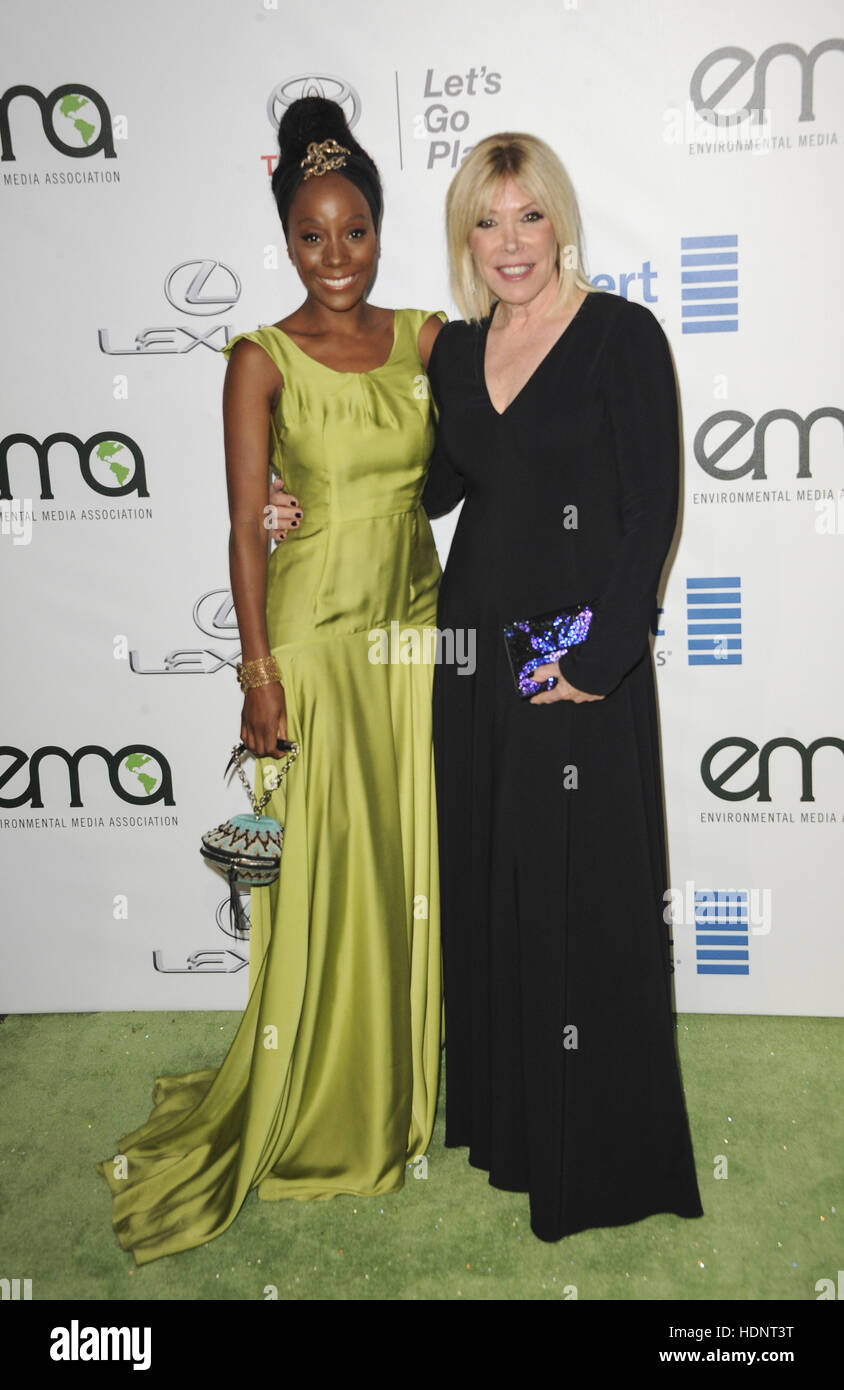 26th Annual Environmental Media Awards (EMA) - Arrivals  Featuring: Debbie Levin, Samata Pattinson Where: Los Angeles, California, United States When: 22 Oct 2016 Stock Photo