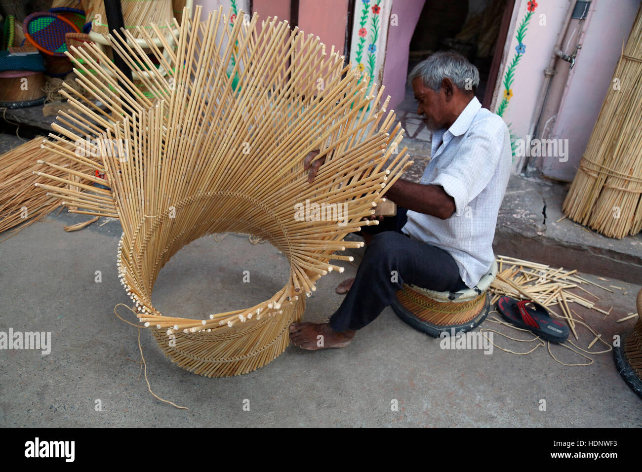 Bamboo Handicraft India High Resolution Stock Photography and Images