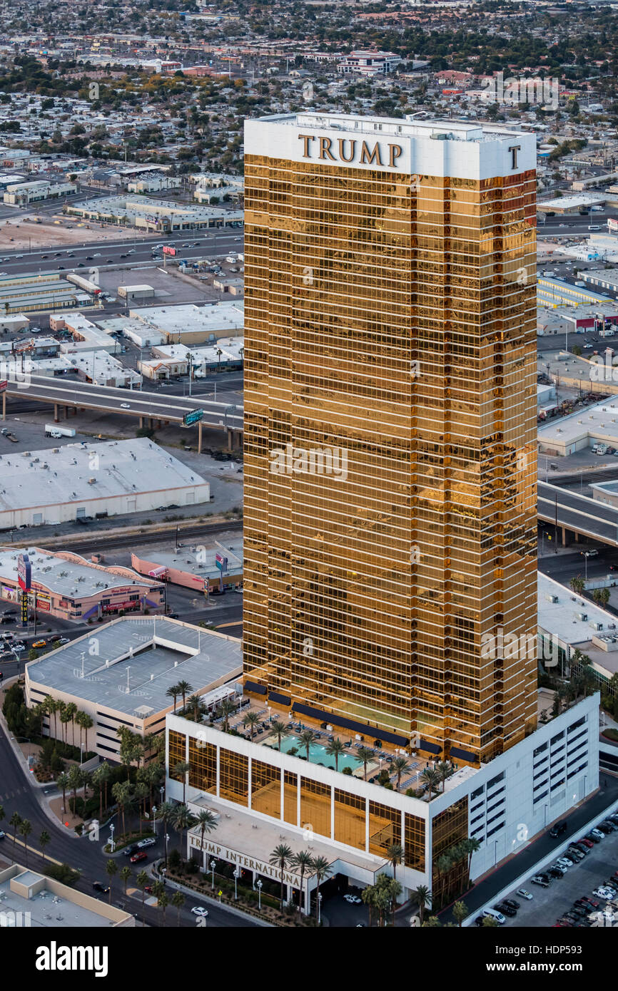 Aerial view of Trump International Hotel Las Vegas, Nevada, USA Stock Photo  - Alamy
