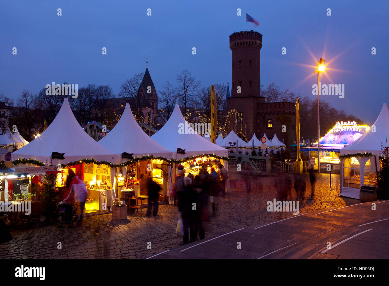 Cologne harbour christmas market hires stock photography and images Alamy
