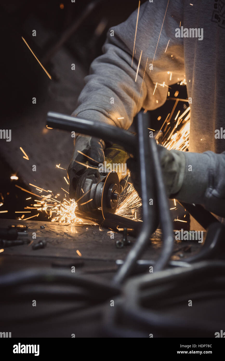 Cut steel loops hi-res stock photography and images - Alamy
