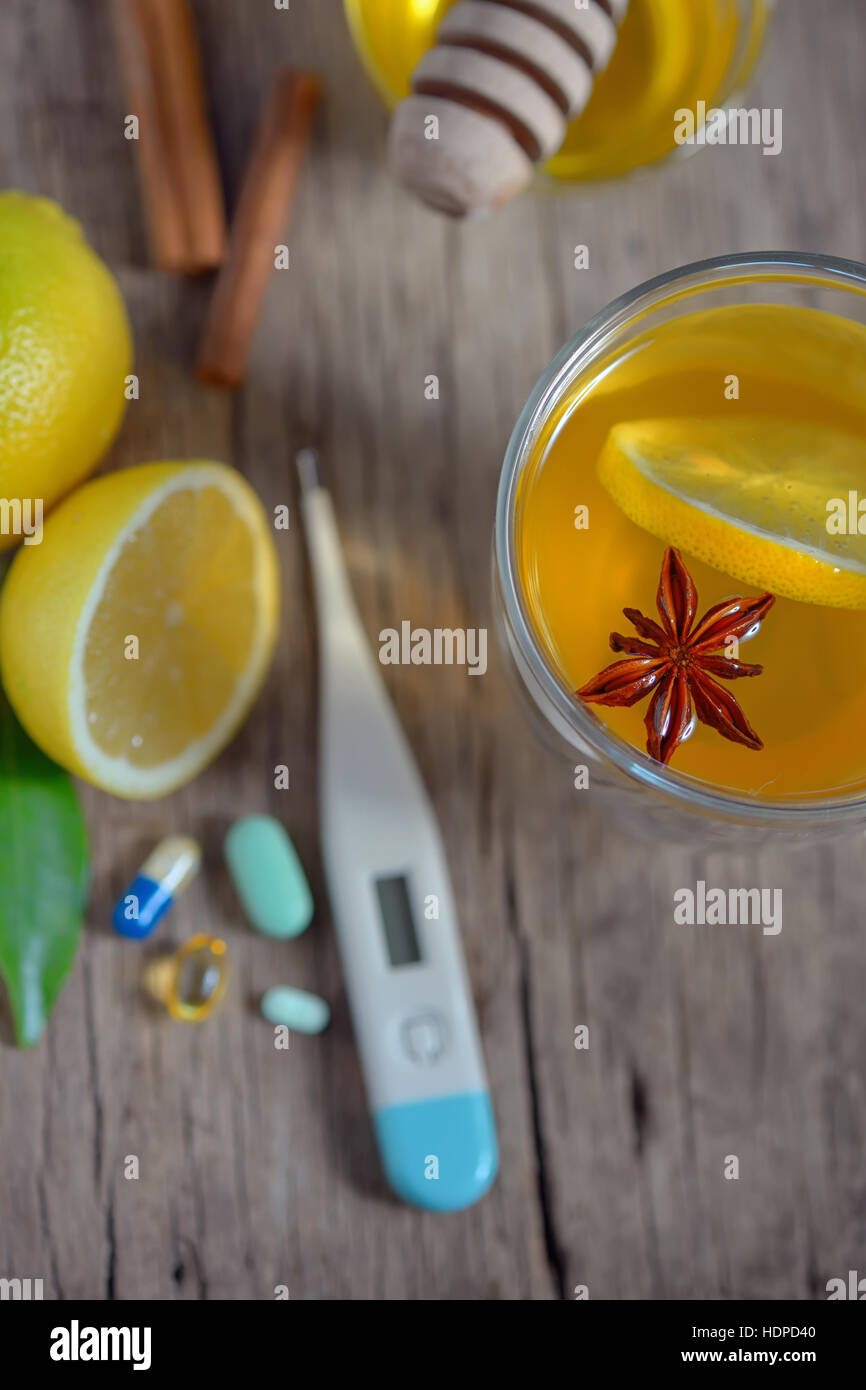 Hot tea lemon hi-res stock photography and images - Alamy